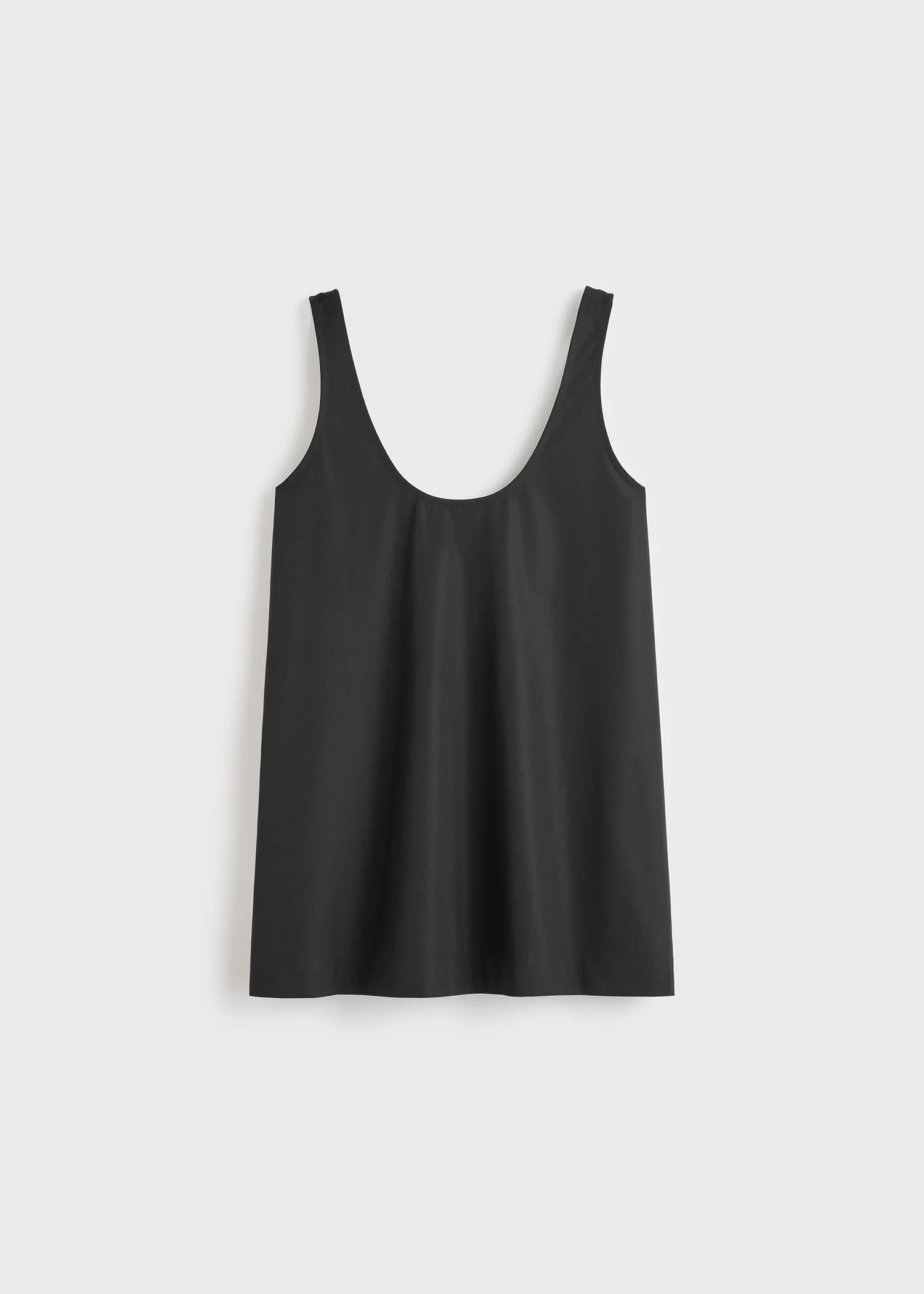 Scoop poplin tank black - 1