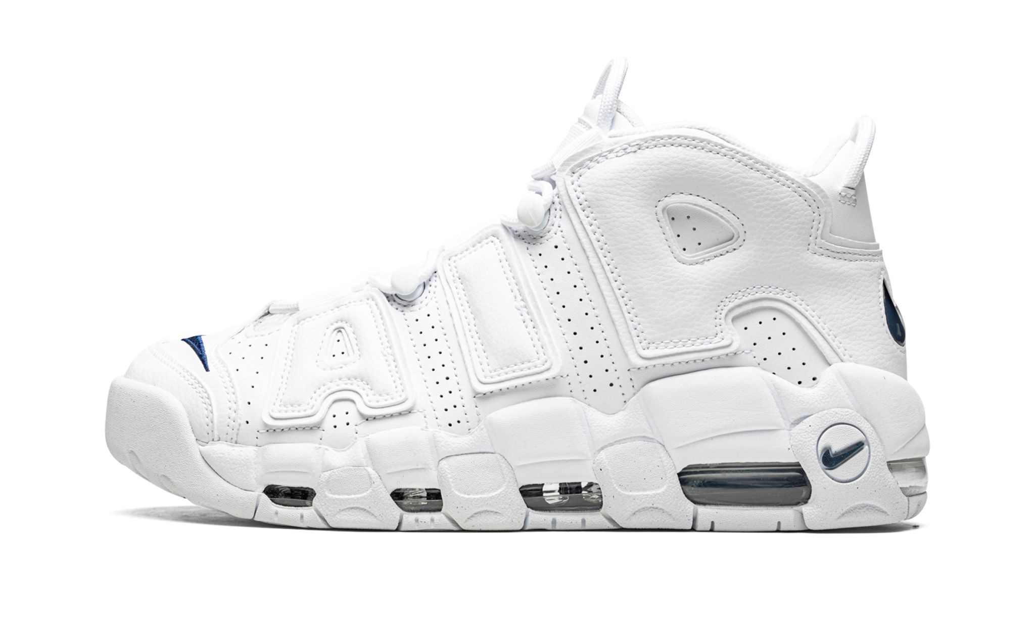 Air More Uptempo "White / Midnight Navy" - 1