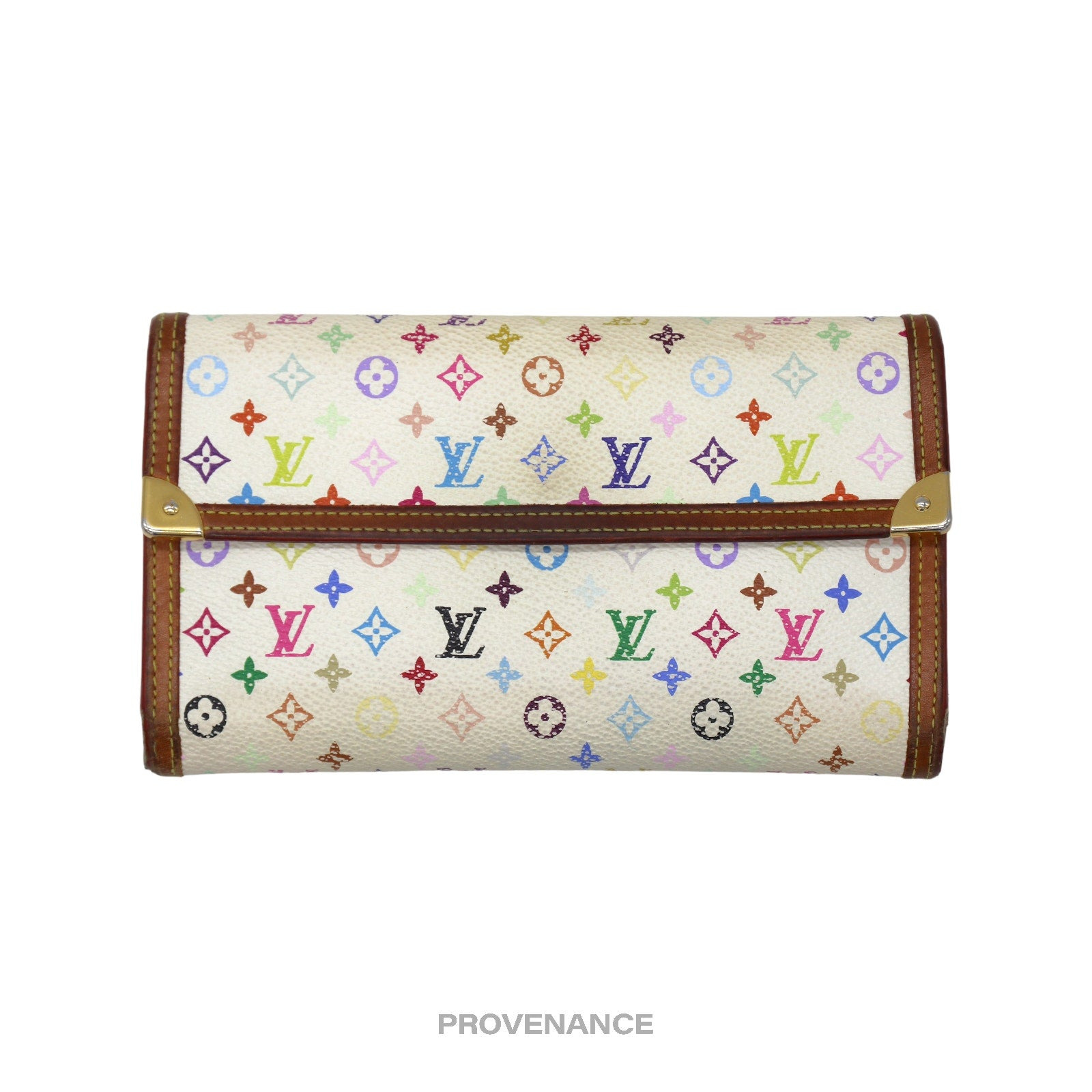 Louis Vuitton International Wallet - Monogram Multicolore White - 2