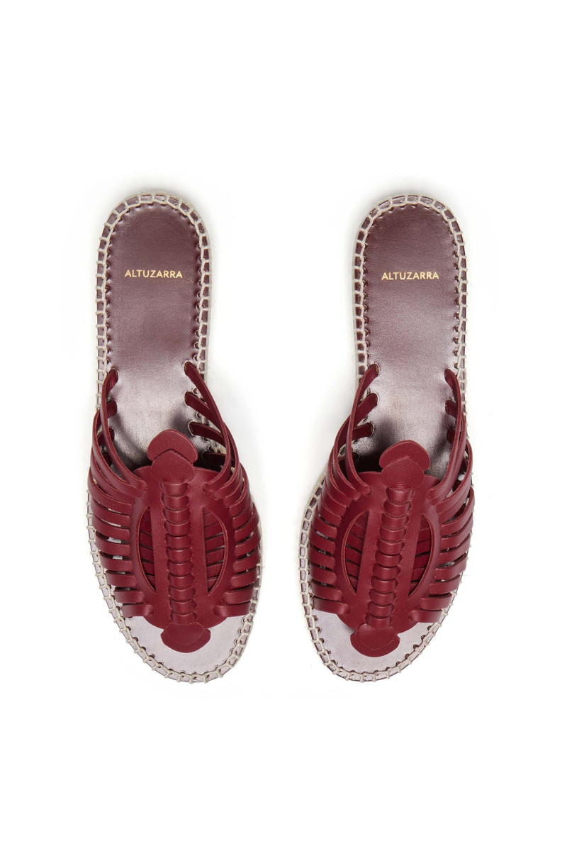 Altuzarra 'WOVEN' LEATHER ESPADRILLES outlook