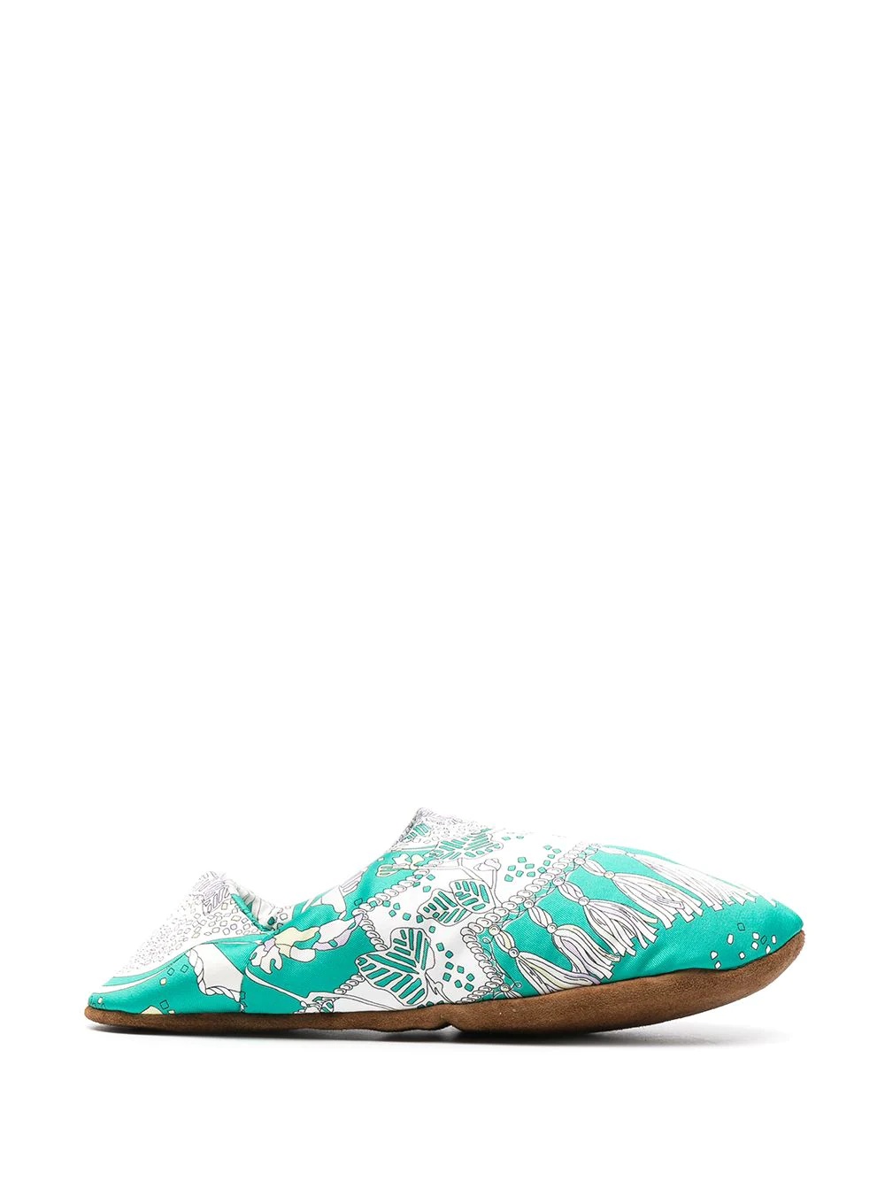 Rugiada print travel slippers - 2