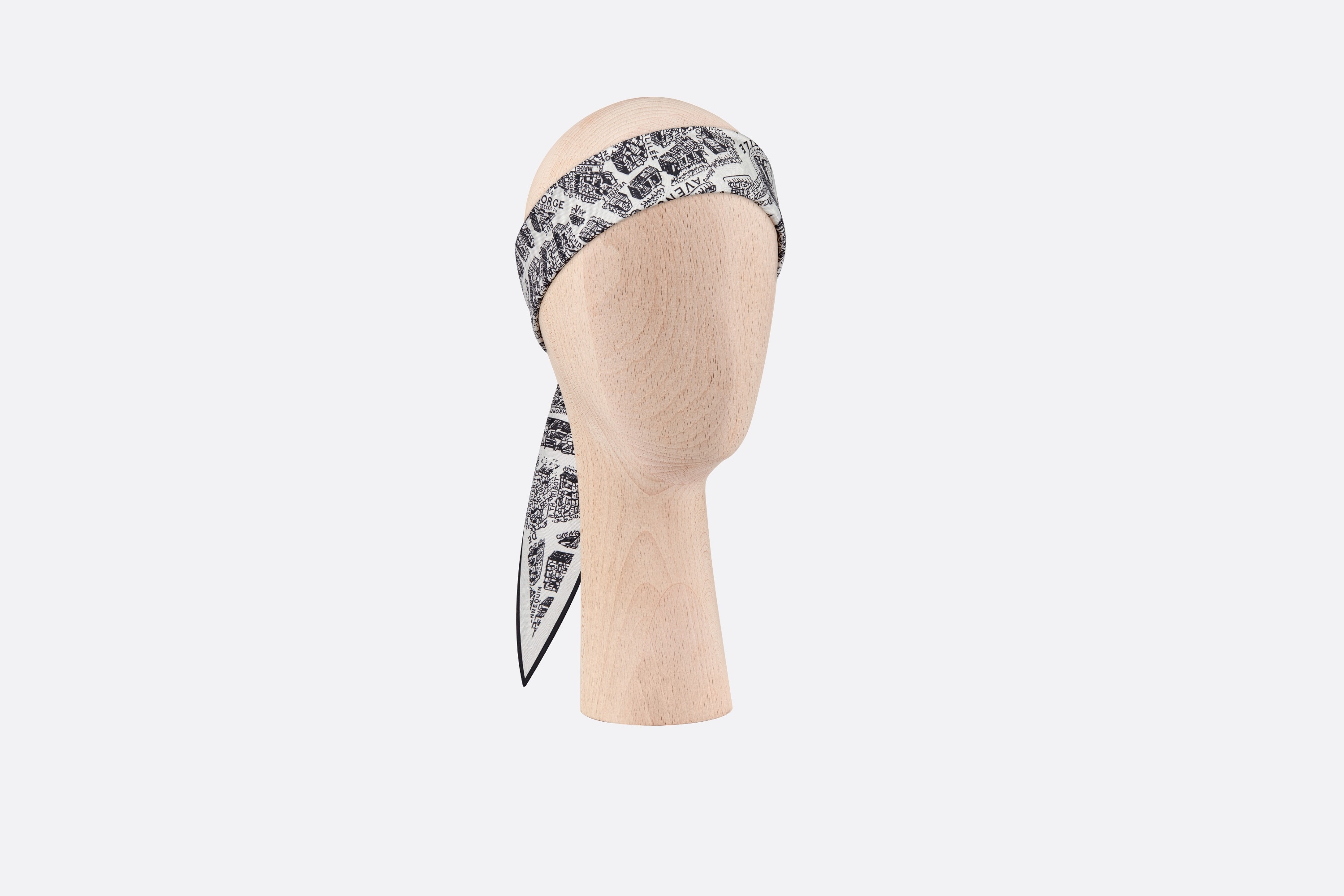 【希少品】Dior スカーフ PLAN DE PARIS DIOR DIAMOND CHRISTIAN DIOR Silk Plan De Paris Print Diamond Scarf White