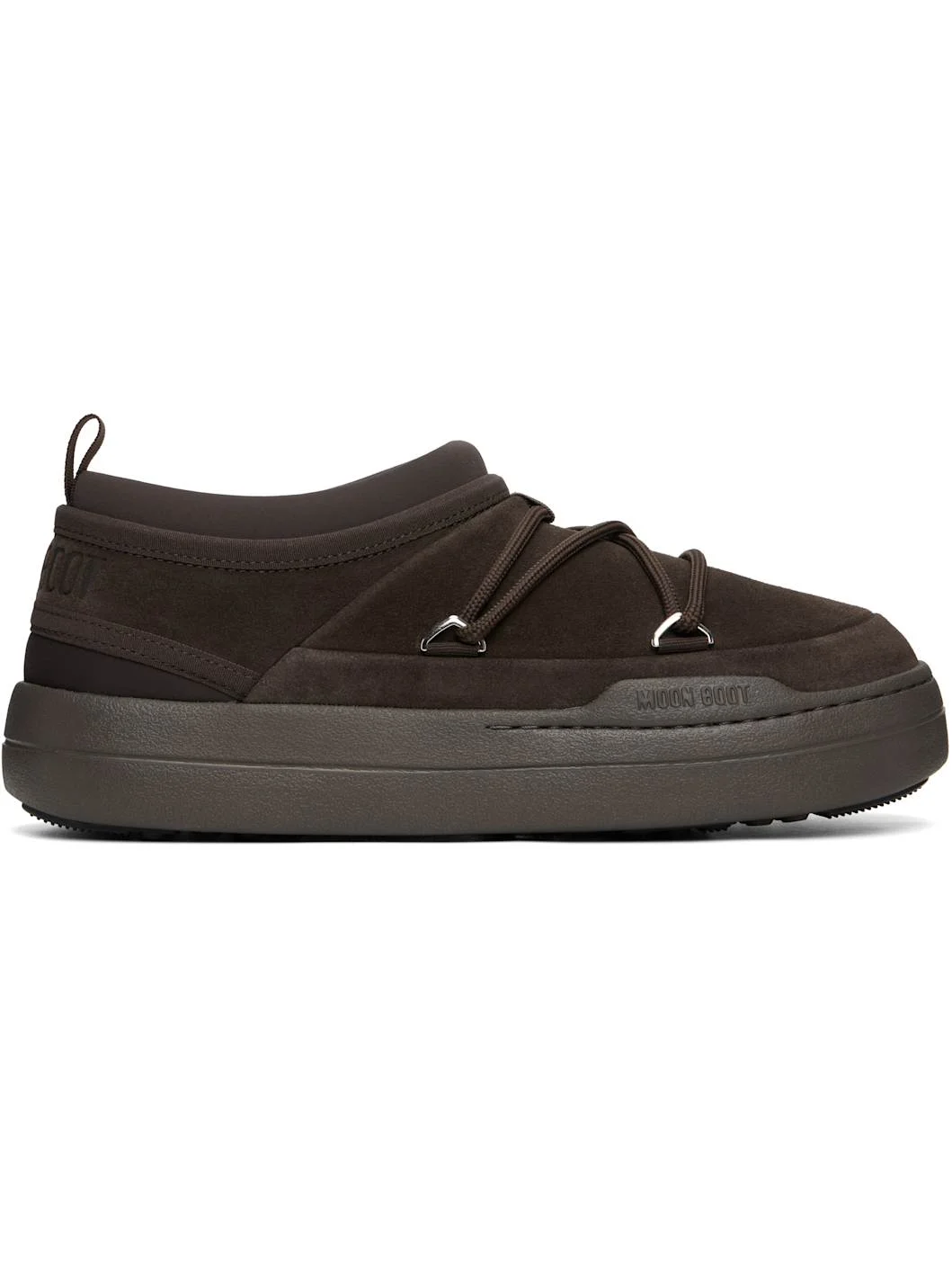 Brown Park Icon Suede Loafers - 1