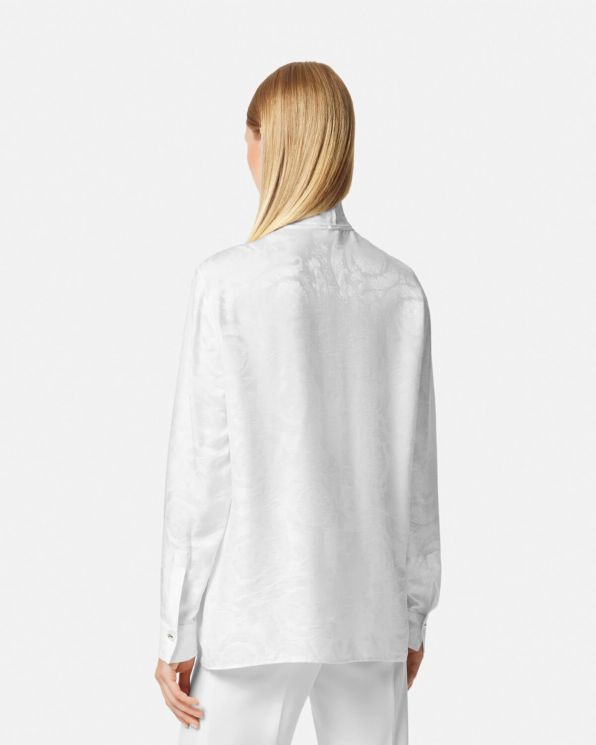 Barocco Silk Lavallière Shirt - 5