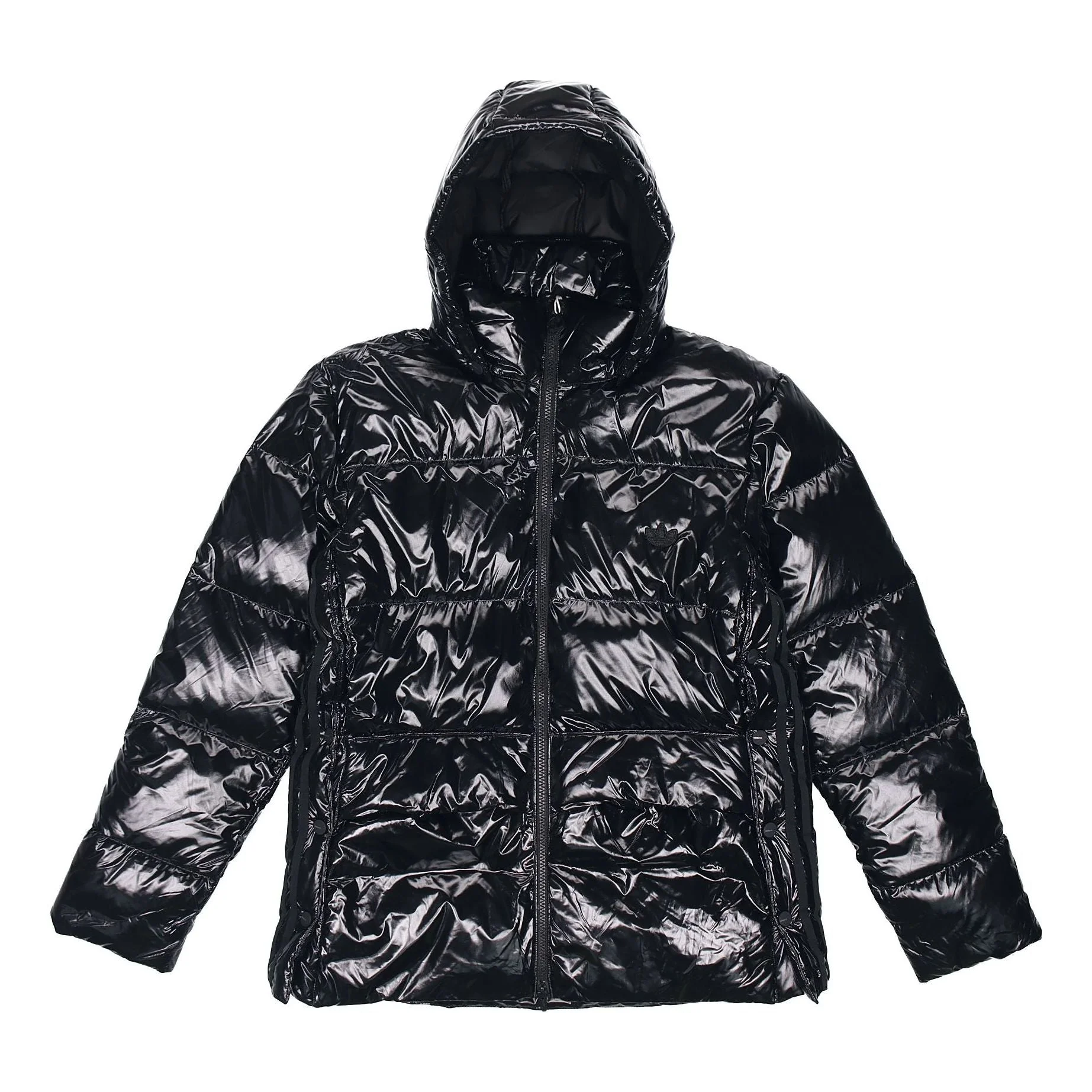 (WMNS) adidas Glossy A-Shape Down Puffer Jacket 'Black' GD2497 - 1