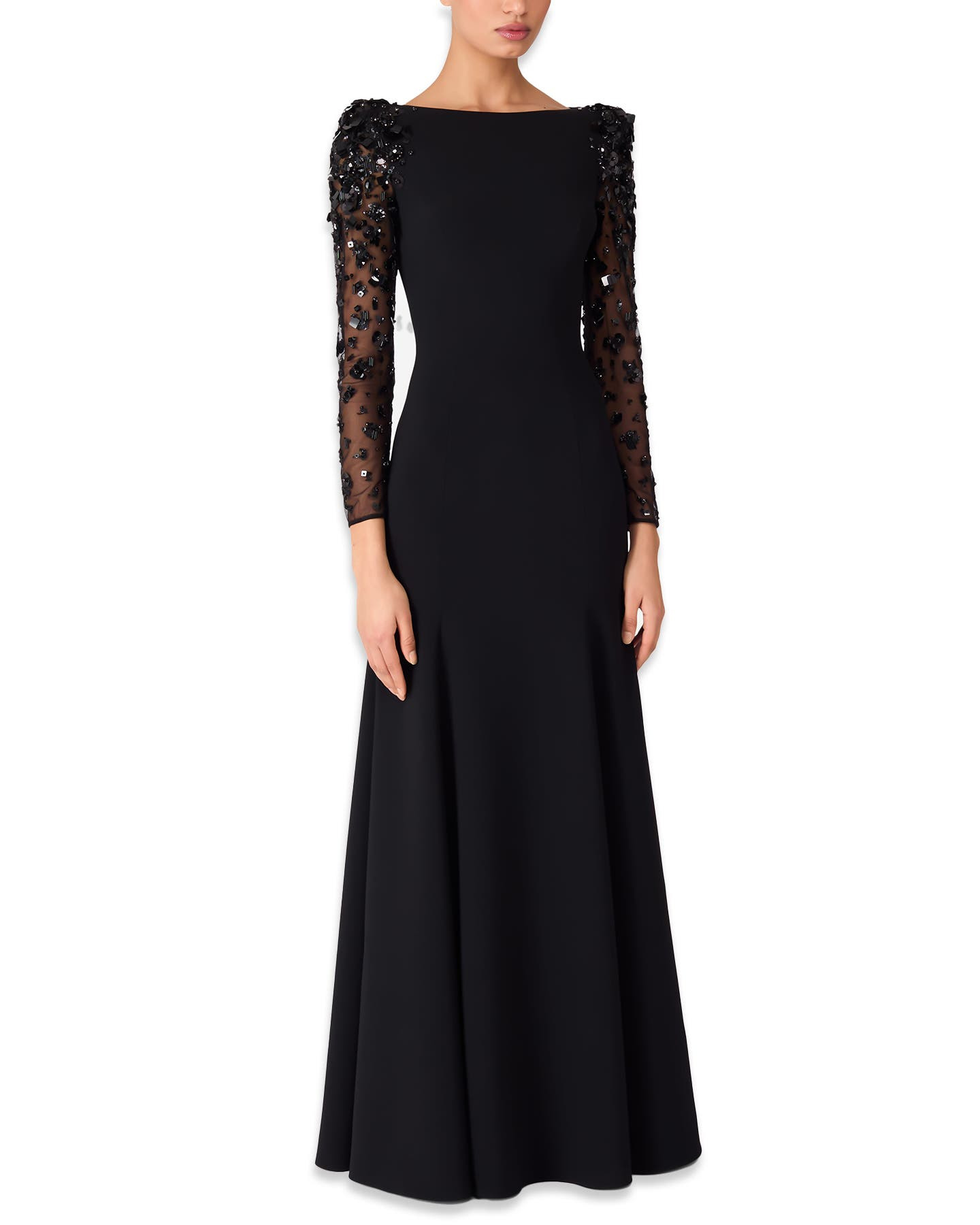 Jenny Packham Sylvia Maxi Dress in Liquorice at Nordstrom - 2