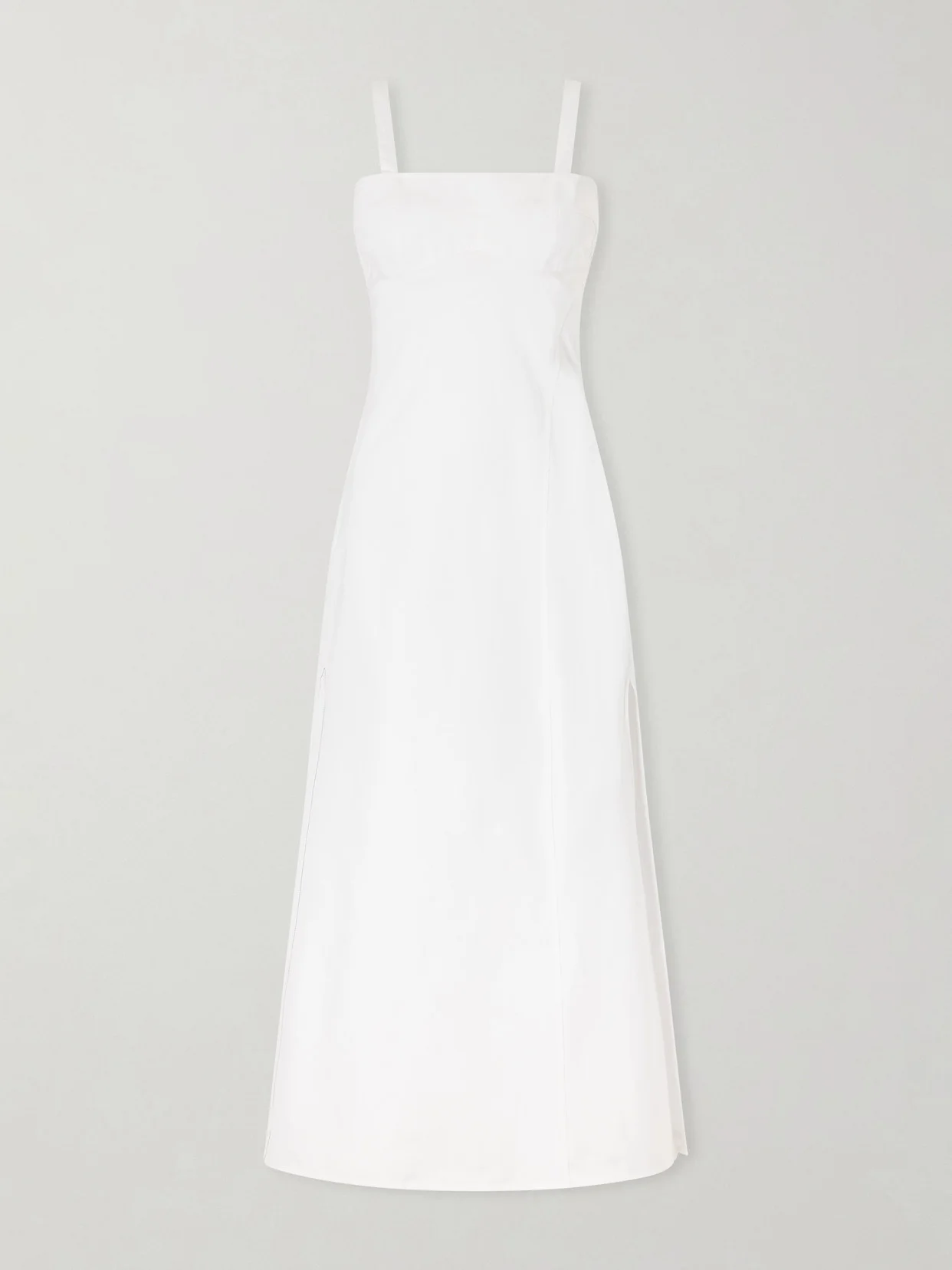 Cami Paneled Organic Cotton-blend Midi Dress - 1