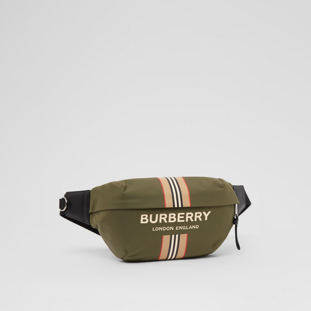 Logo and Icon Stripe Print ECONYL® Sonny Bum Bag - 8