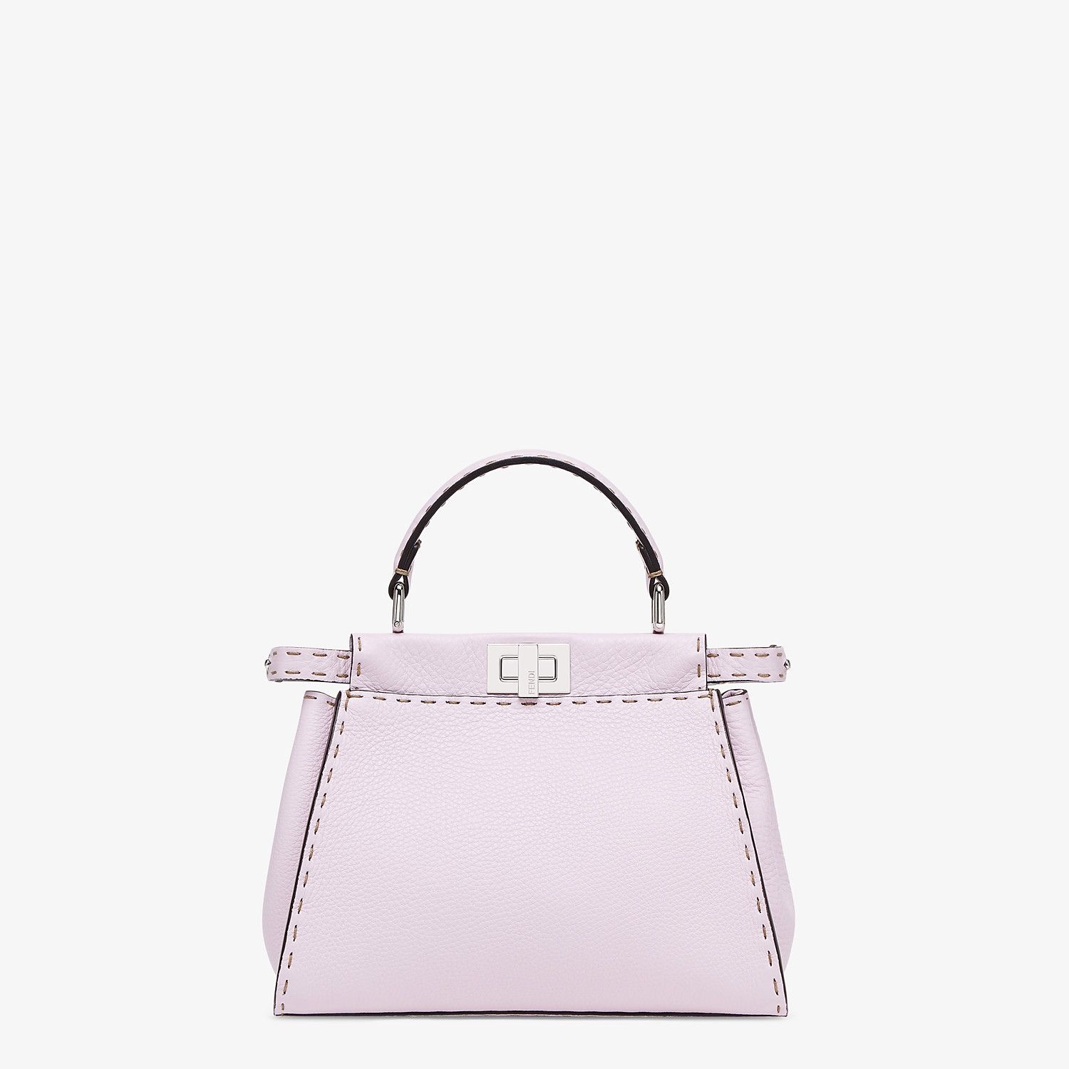 Lilac Cuoio Romano leather bag - 1