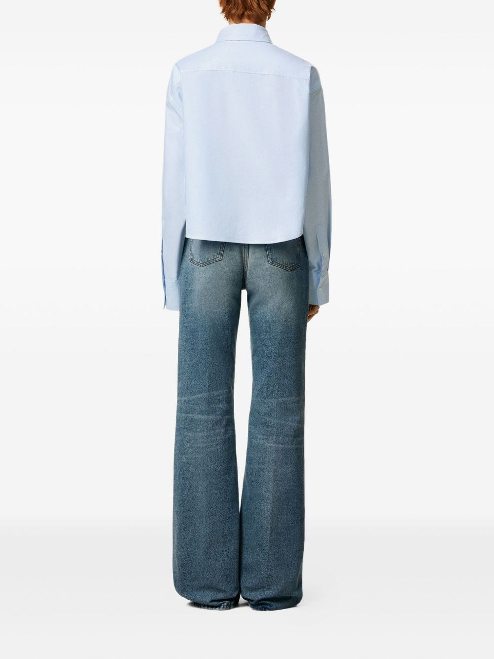 Cotton cropped shirt - 5