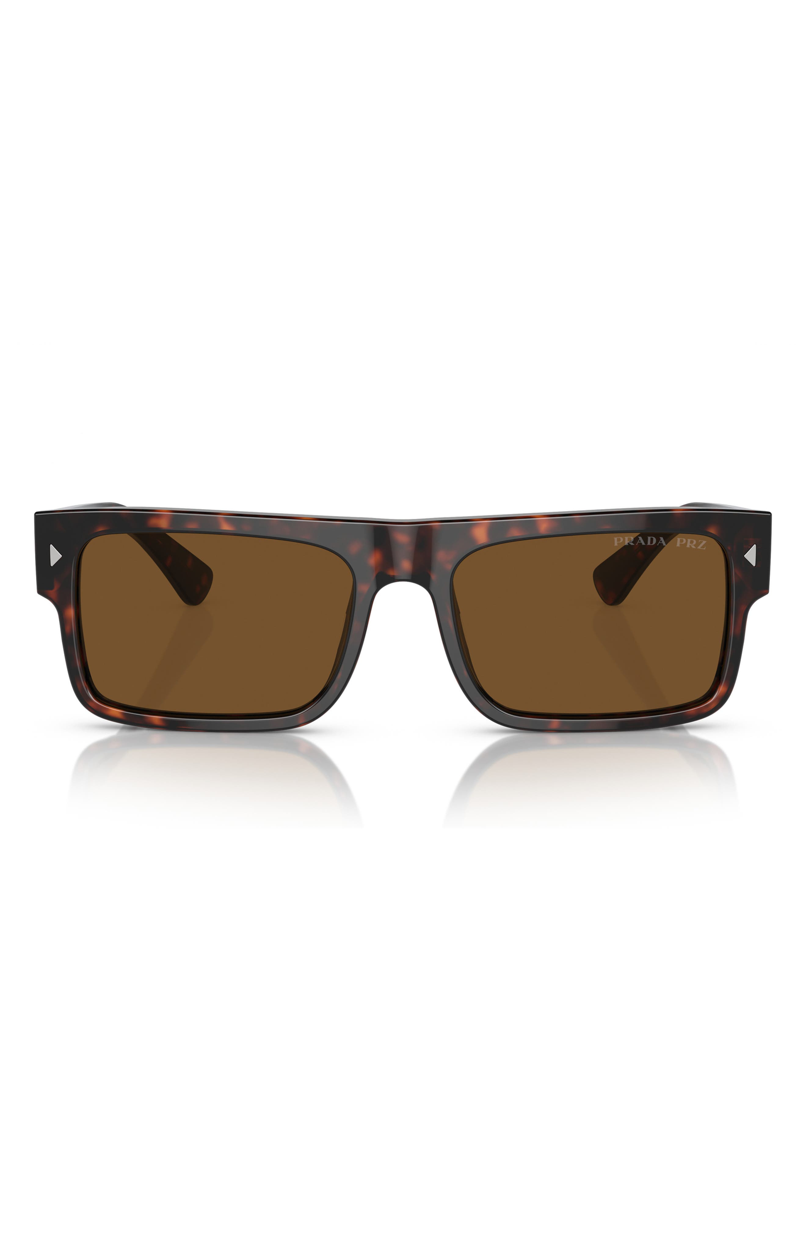 59mm Polarized Rectangular Sunglasses - 1