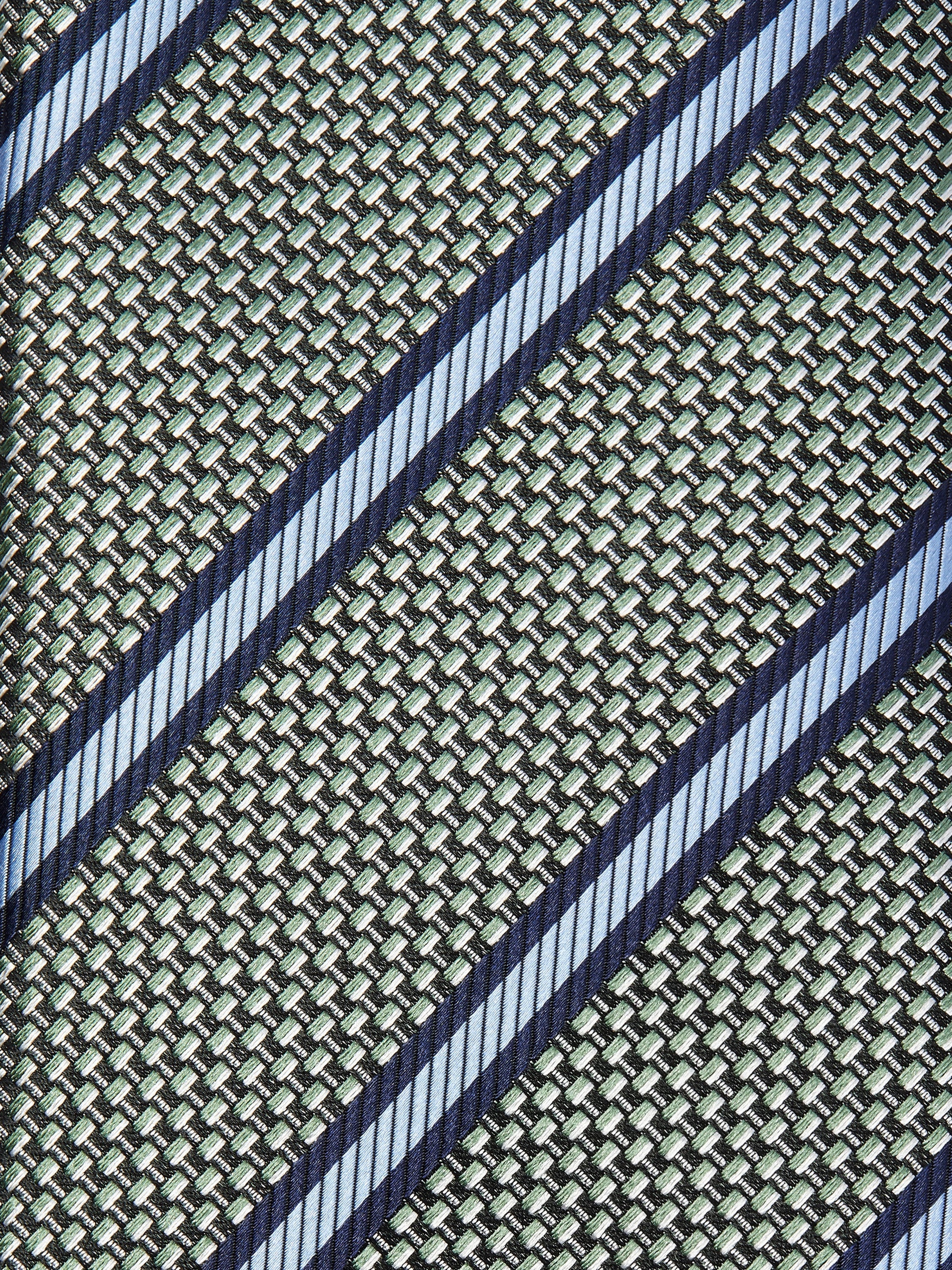 DARK GREEN SILK TIE - 2