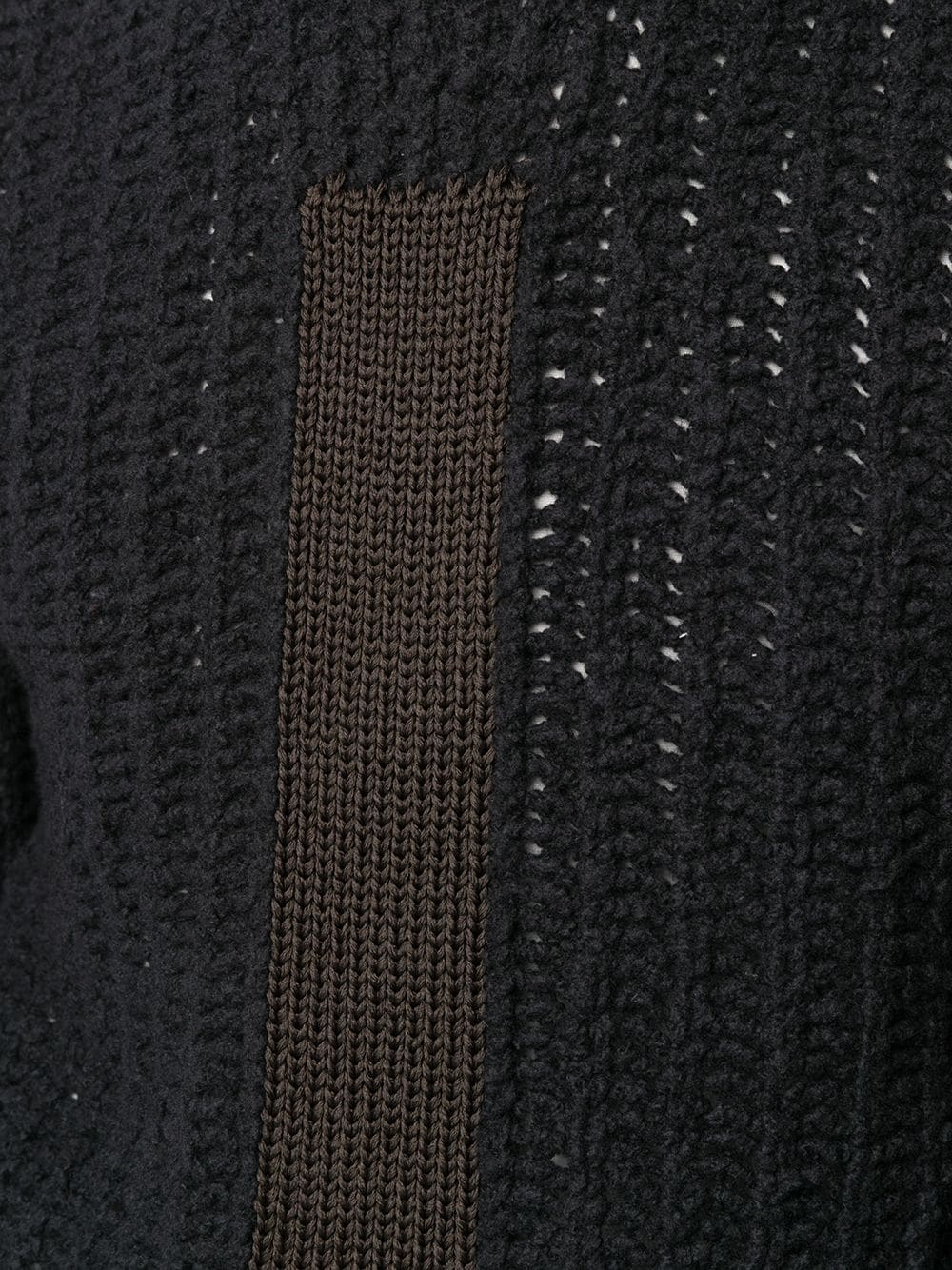 hooded chunky knit jumper - 5