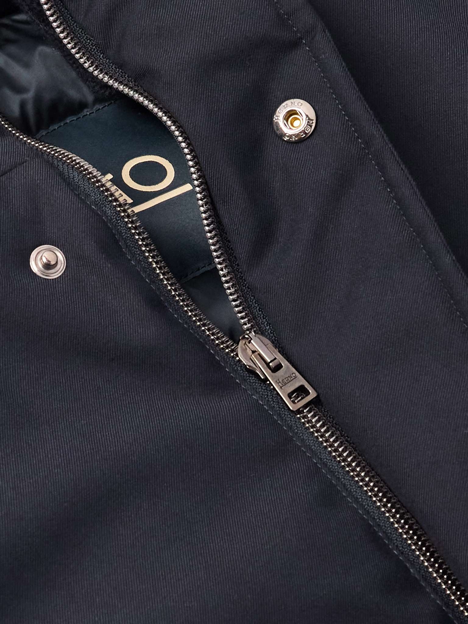 Padded Twill Hooded Down Parka - 5
