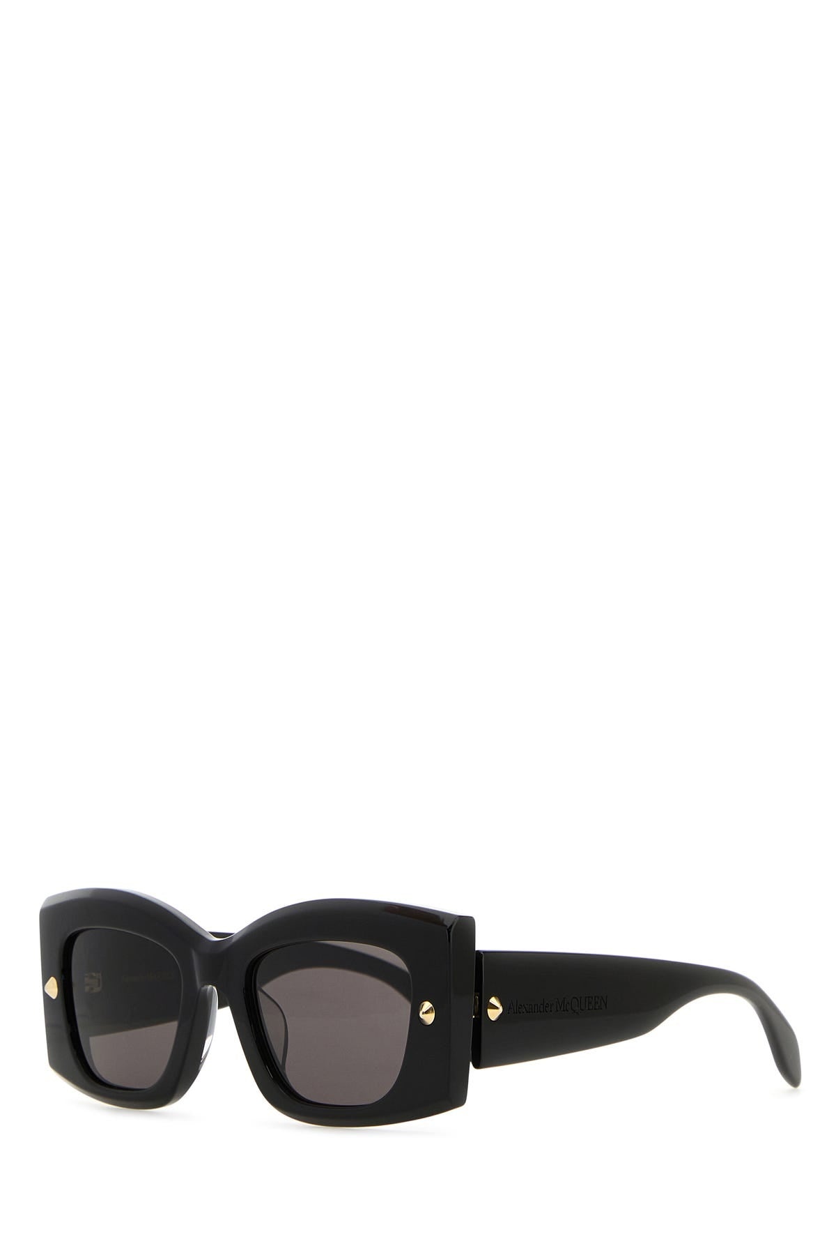 サングラス ALEXANDER MCQUEEN BLACK ACETATE SUNGLASSES Alexander McQueen - Skull Droplets Acetate Sunglasses