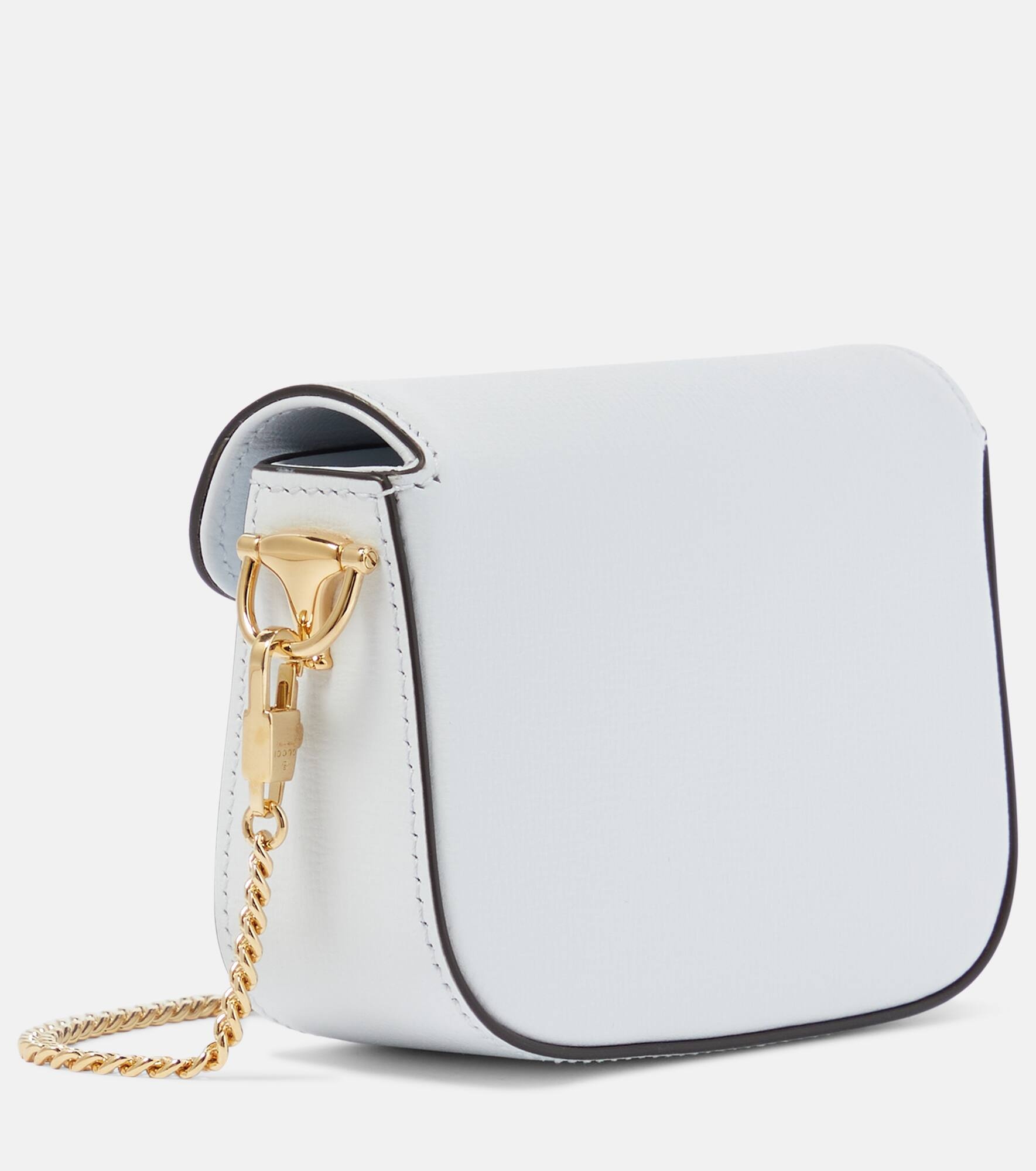 Horsebit 1955 Mini leather crossbody bag - 4