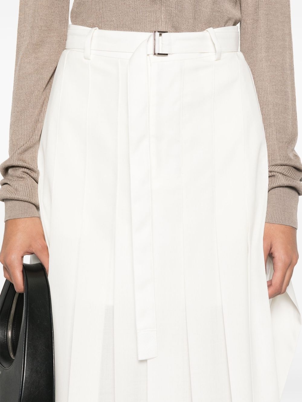 pleated midi skirt - 5