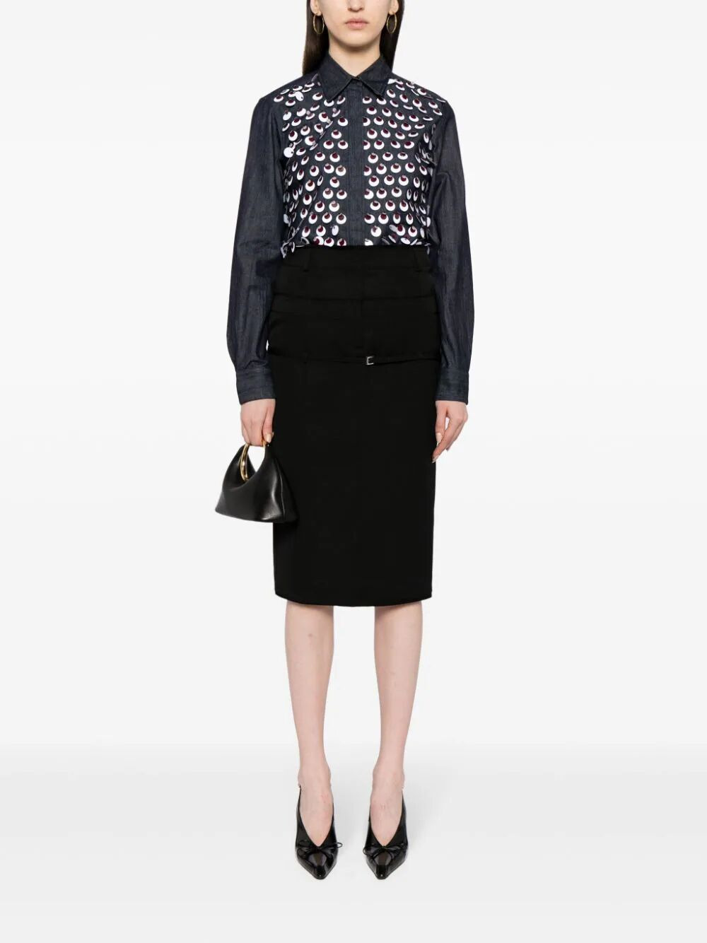 Dries Van Noten Women 00820 Chowy Den Emb 8431 Shirt - 7
