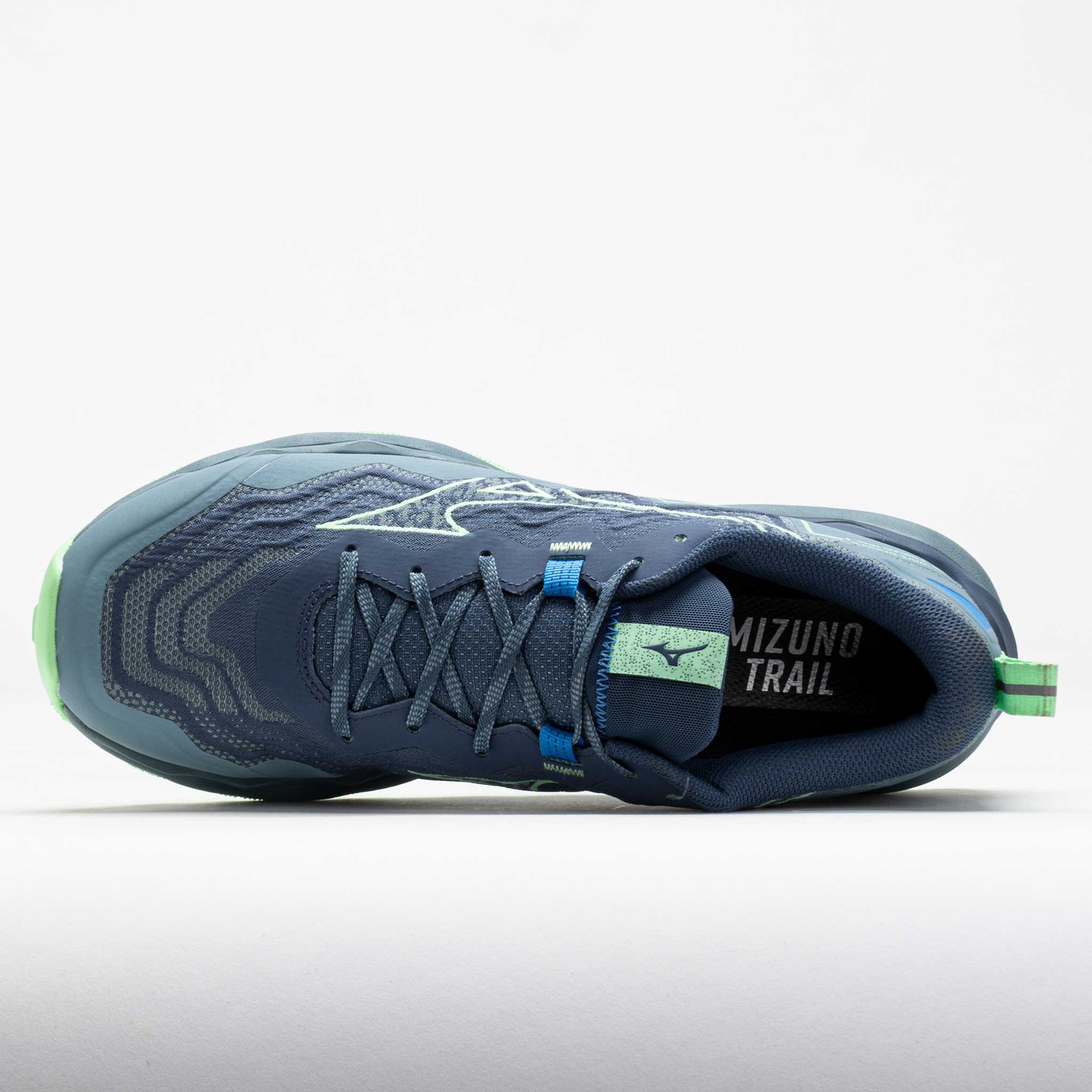 Mizuno Wave Daichi 9 Men's Vintage Indigo/Neo Mint - 3