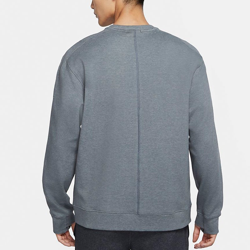 Nike MENS Yoga Crew-neck Casual Sports Grey CU6246-068 - 4