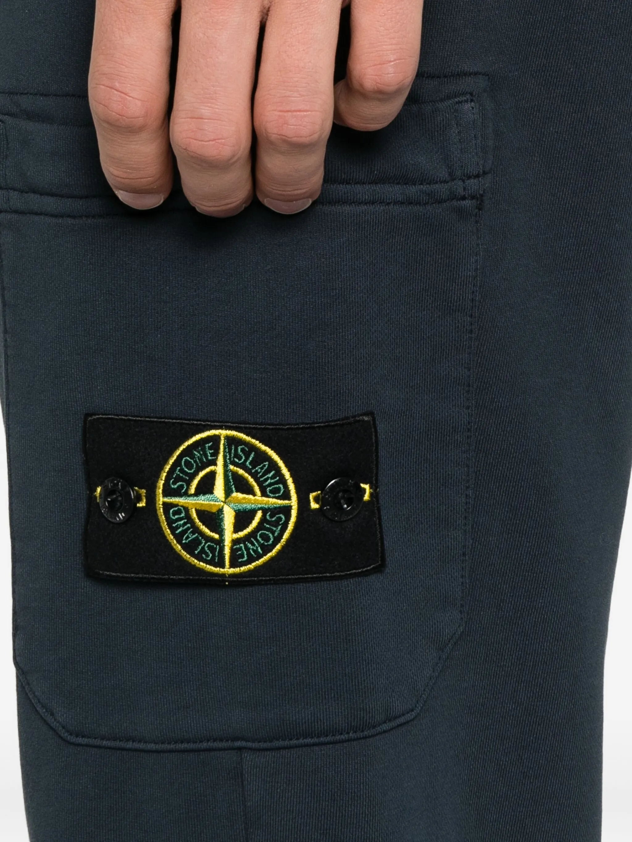 Stone Island Patch-pocket Drawstring Trousers - 4