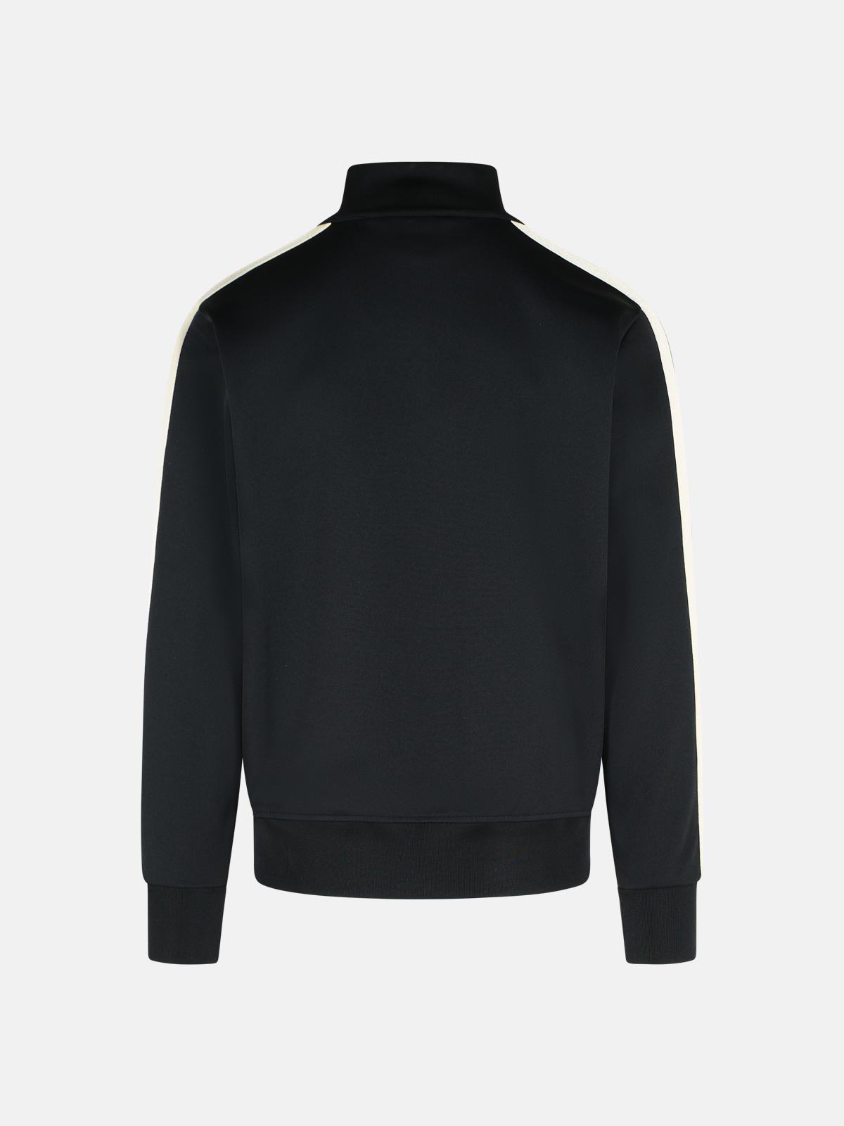 'TRACK' BLACK POLYESTER SWEATSHIRT - 3