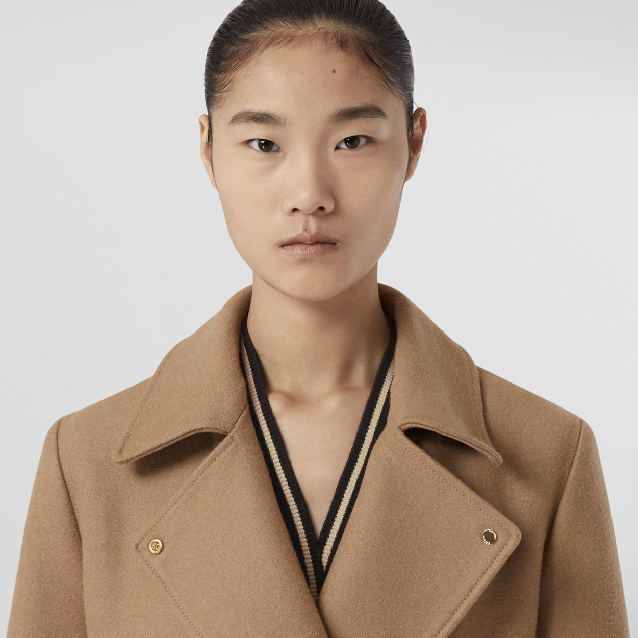 Wool Cashmere Tailored Coat - 3
