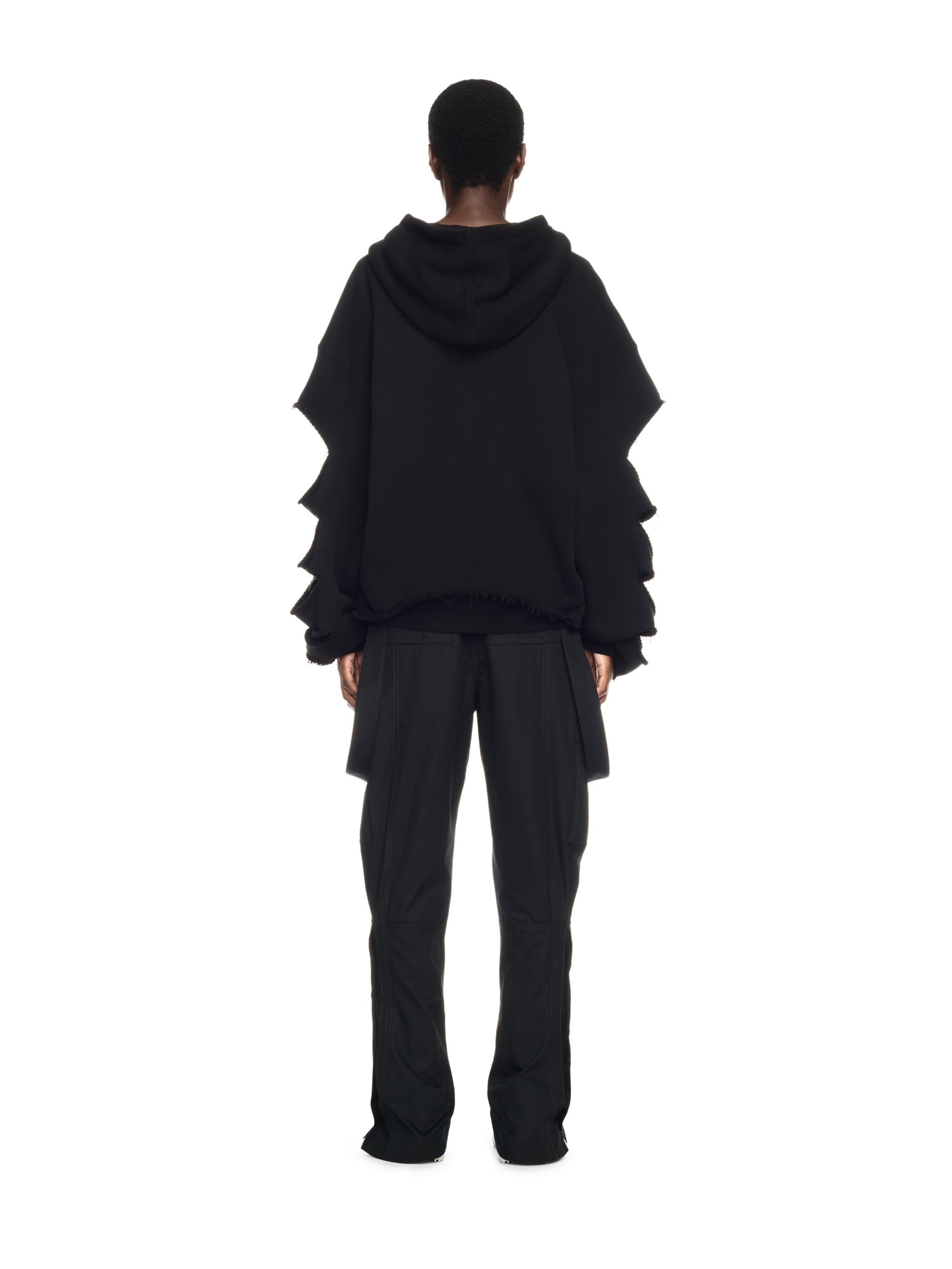 Black Star Undercut Hoodie - 4