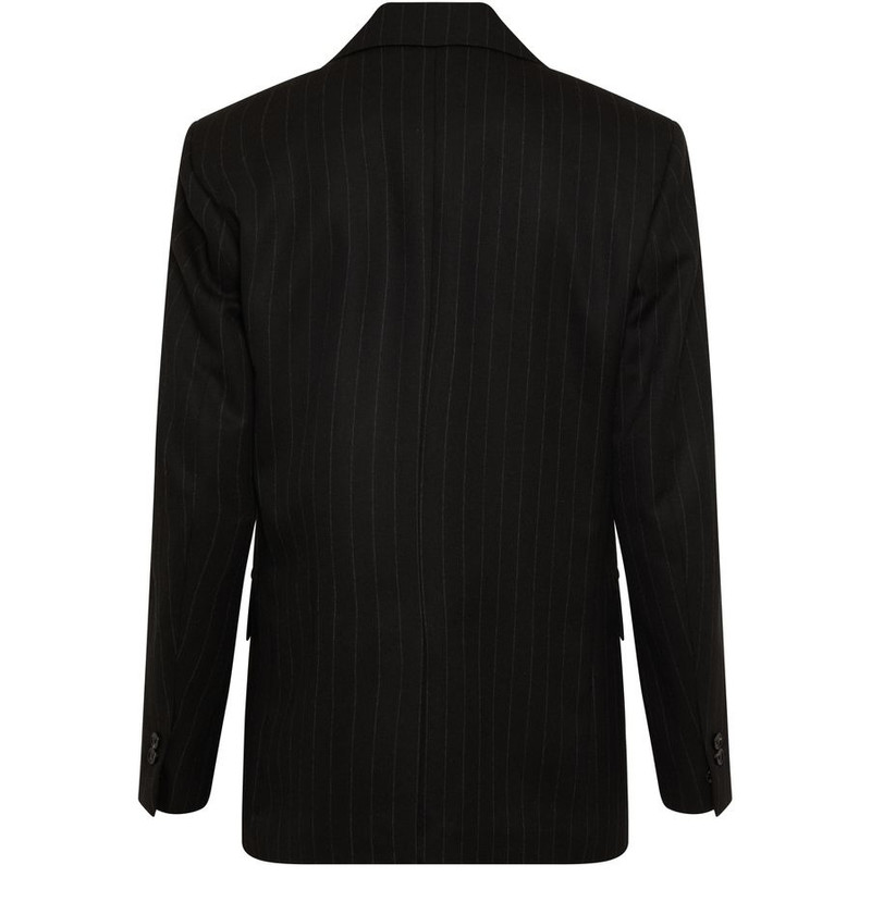 Bottega Veneta Wool shirt-jacket with fine stripes outlook