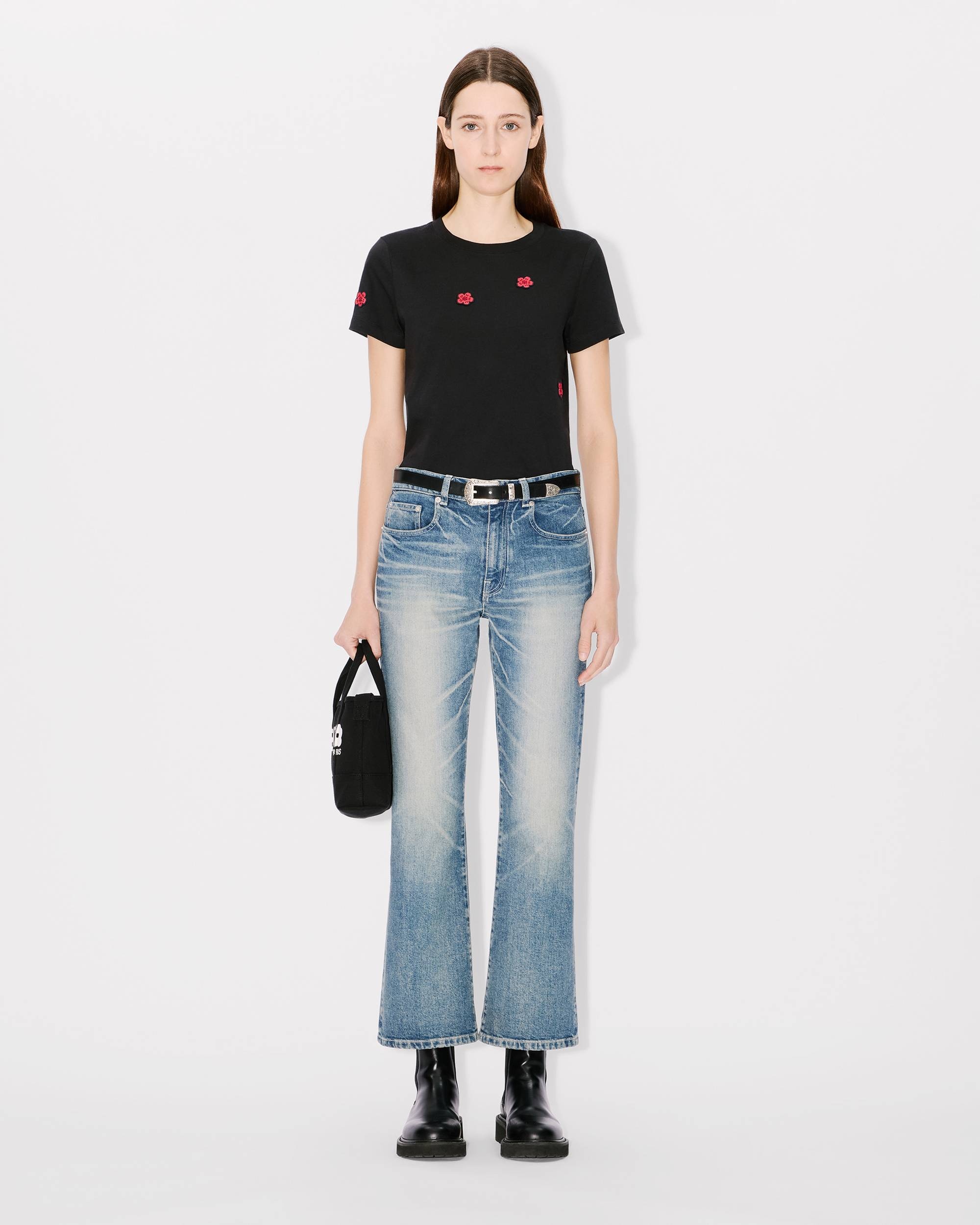 'Boke Flower' classic embroidered T-shirt - 5