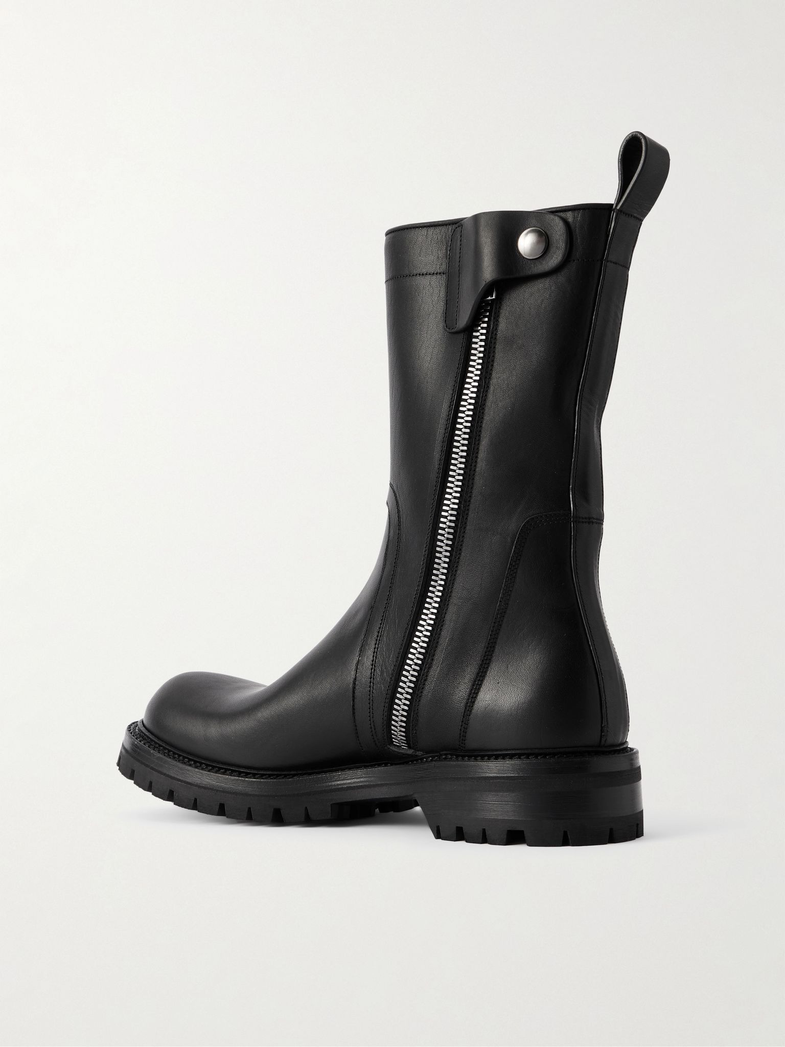 Groppone Leather Boots Black - 4