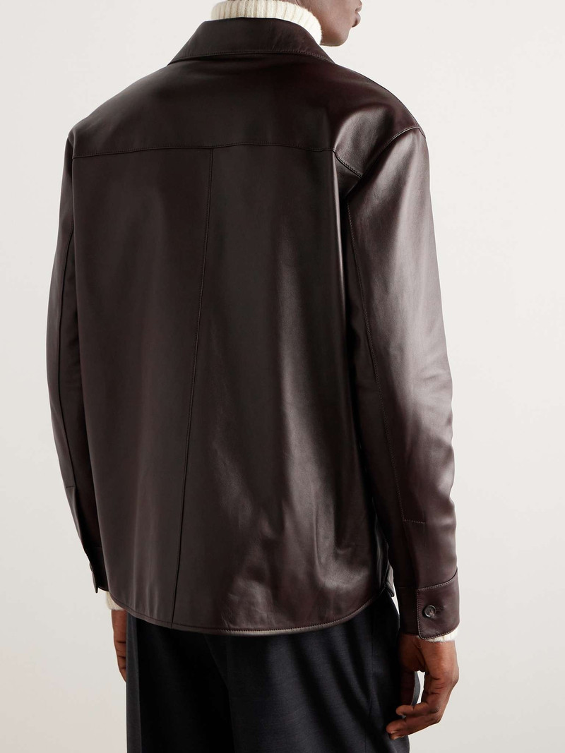 Bruno Leather Overshirt 4