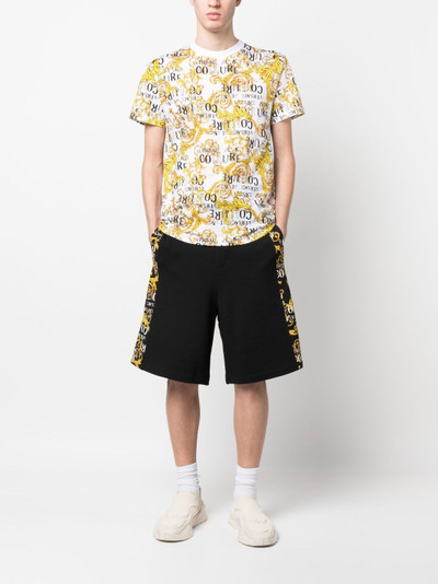 VERSACE JEANS COUTURE baroque-print T-shirt outlook