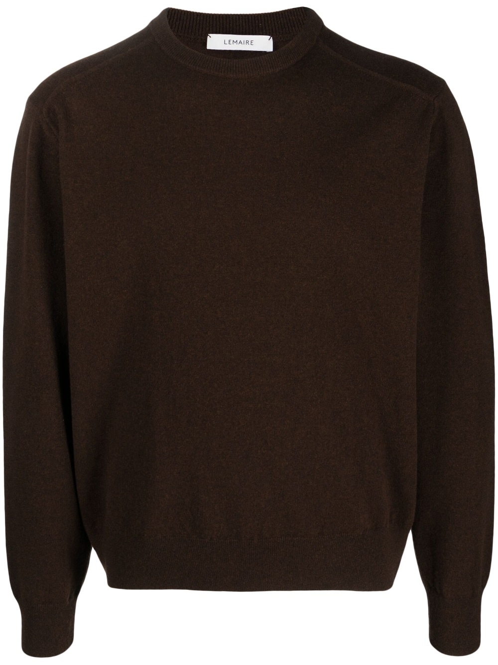 crew neck wool jumper - 1