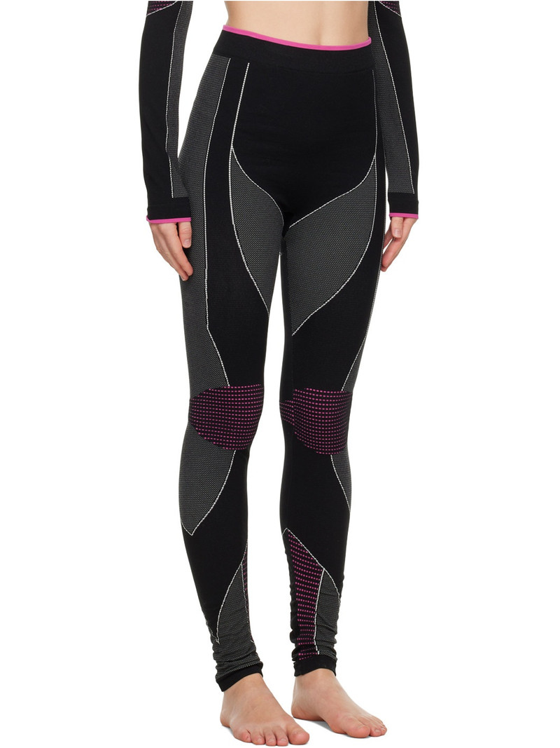 Balmain Black & Pink Rossignol Edition Seamless Leggings outlook