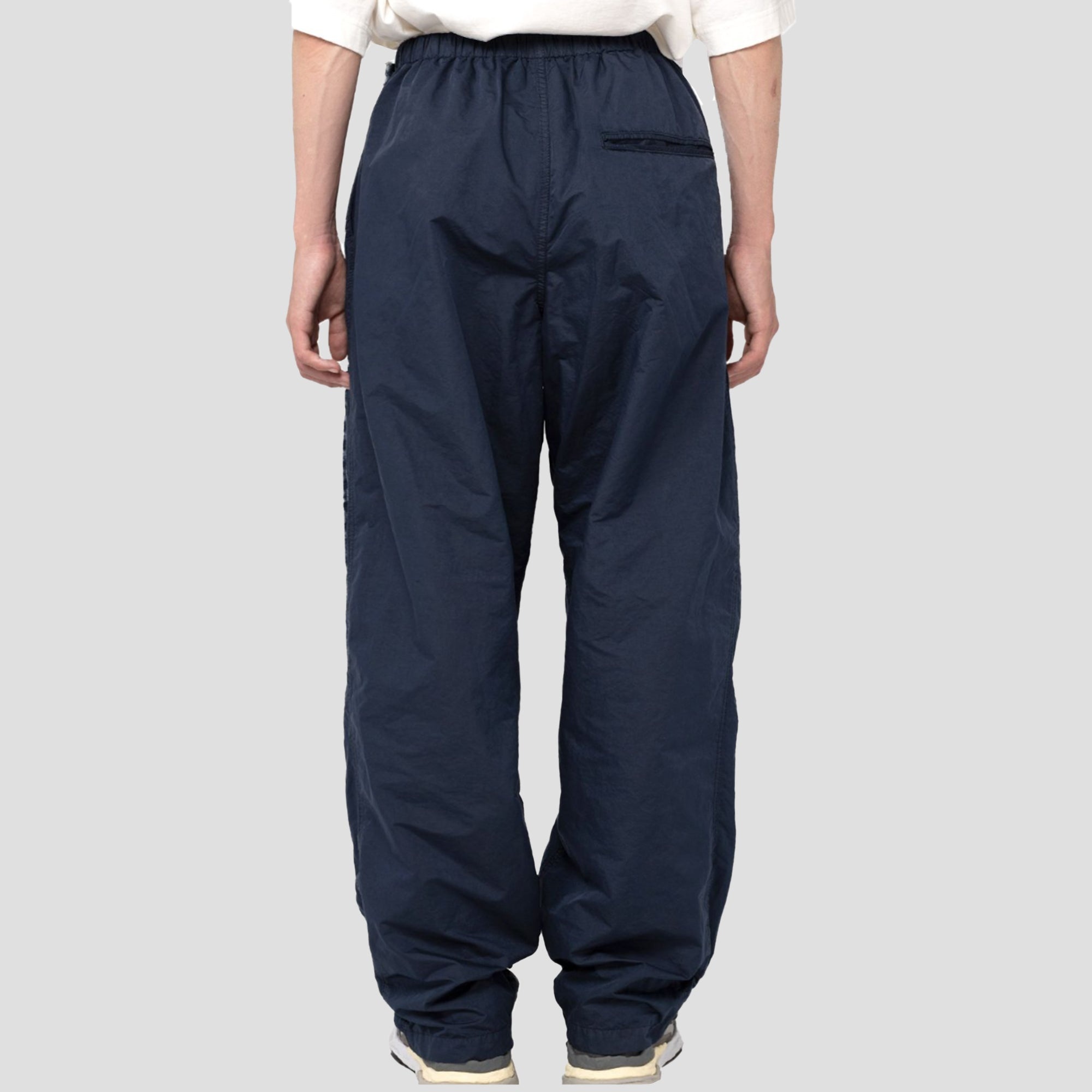 DENIM COMBINED EASY PANTS - 4