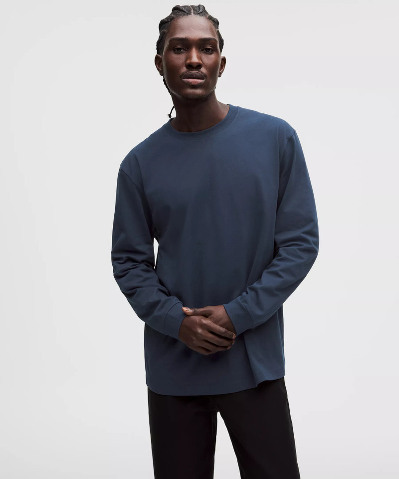 Heavyweight Cotton Jersey Long-Sleeve Shirt 1