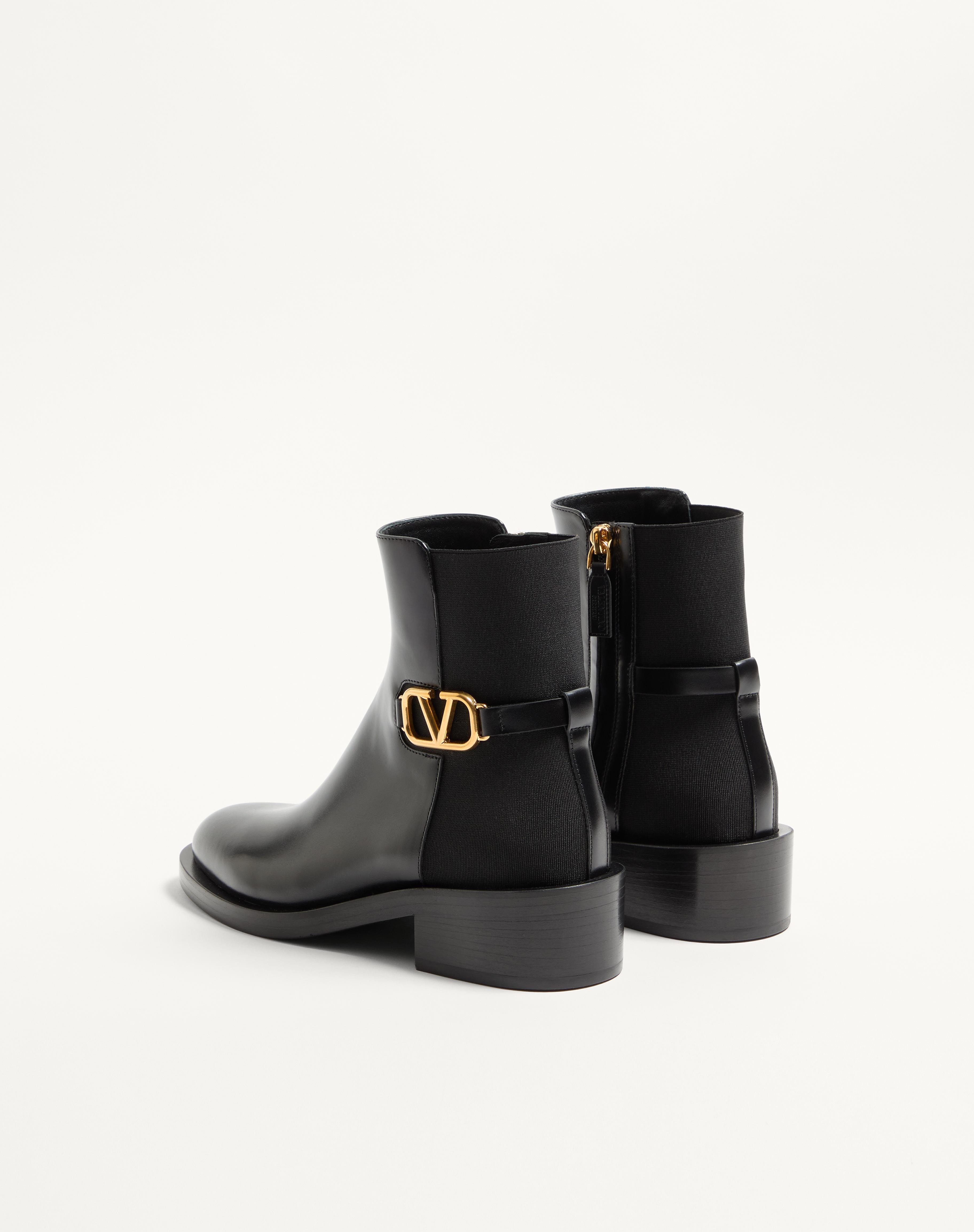 VLOGO SIGNATURE CALFSKIN ANKLE BOOT 30MM - 5