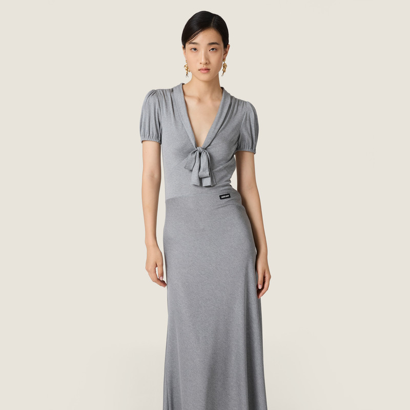 Miu Miu Silk jersey dress outlook