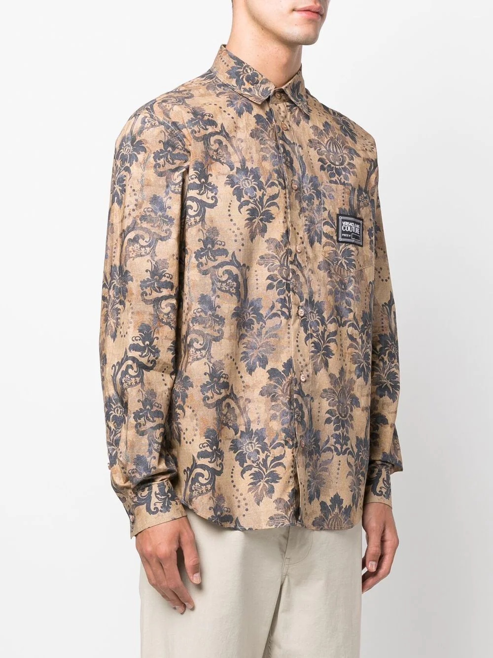 graphic-print long-sleeve shirt - 3