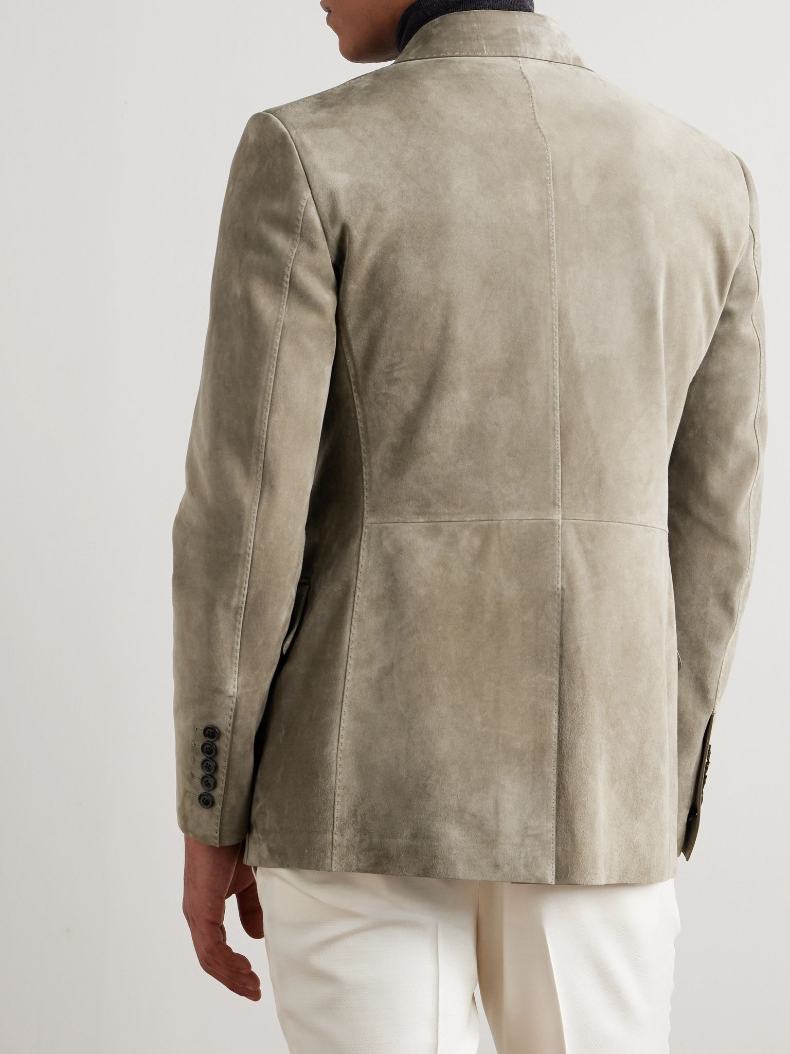 Dyllan Suede Blazer Mushroom - 3