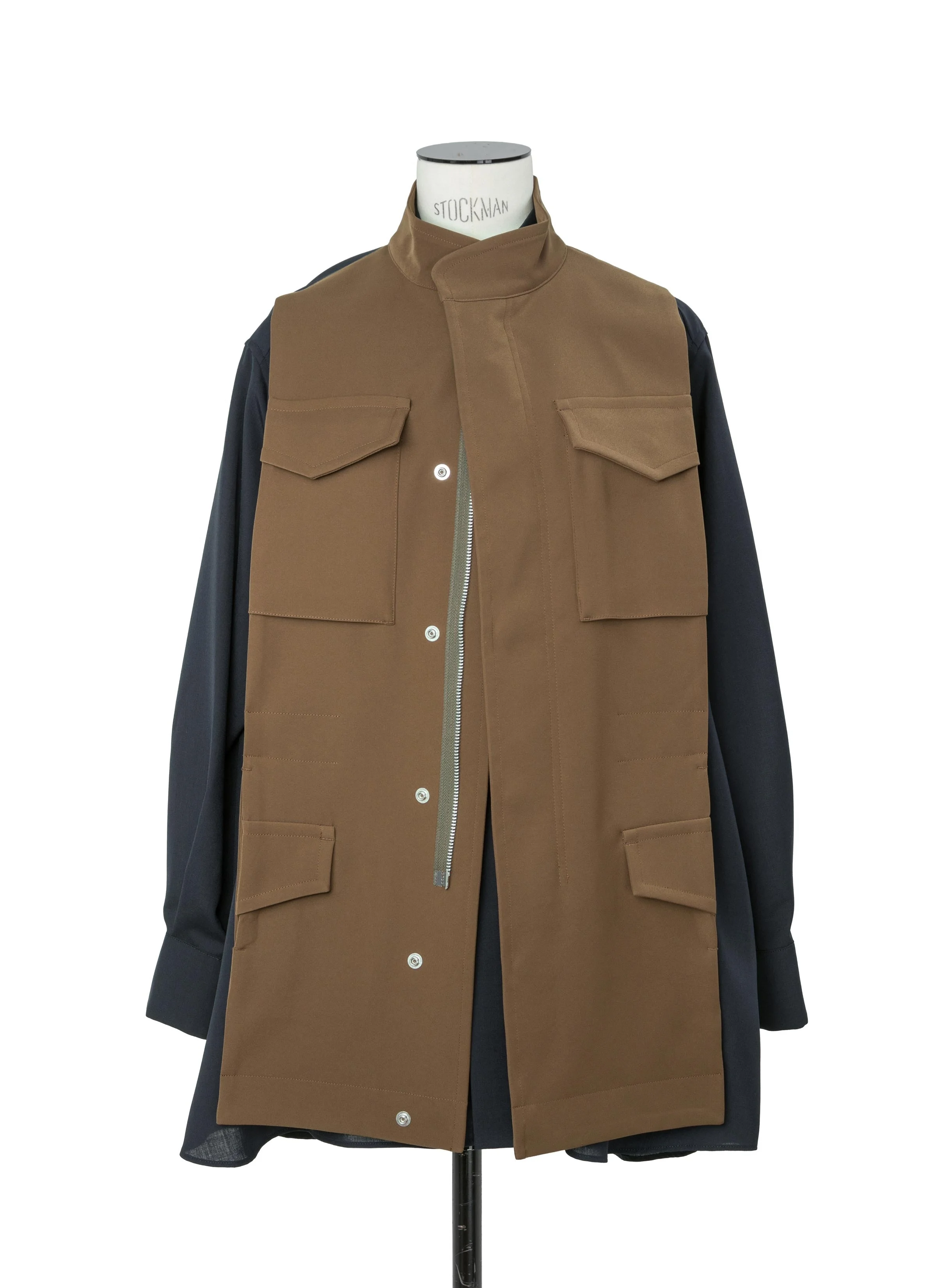 Suiting x Crepe Back Satin Shirt - 1