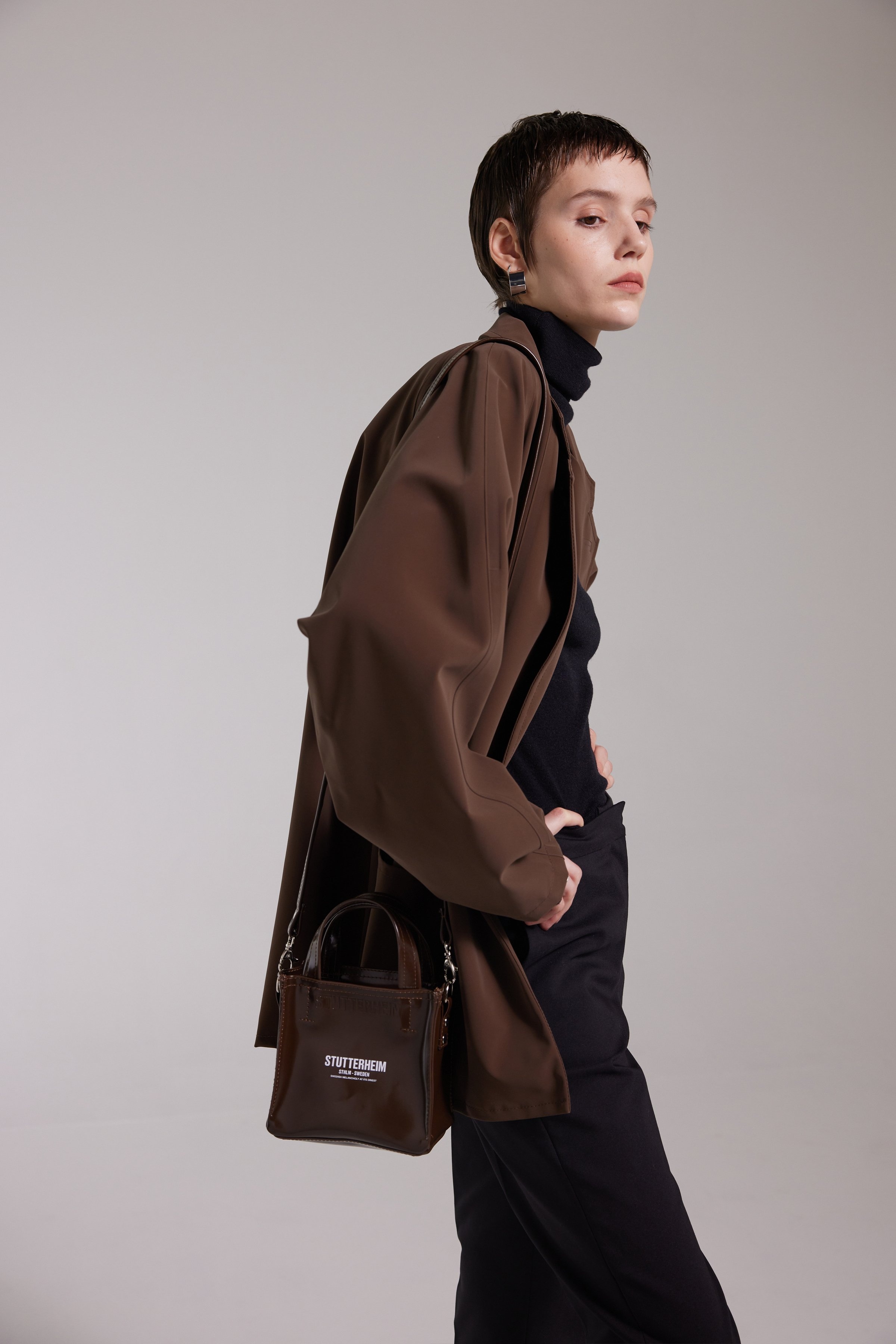 Moberg Matte Blazer Dark Brown - 2
