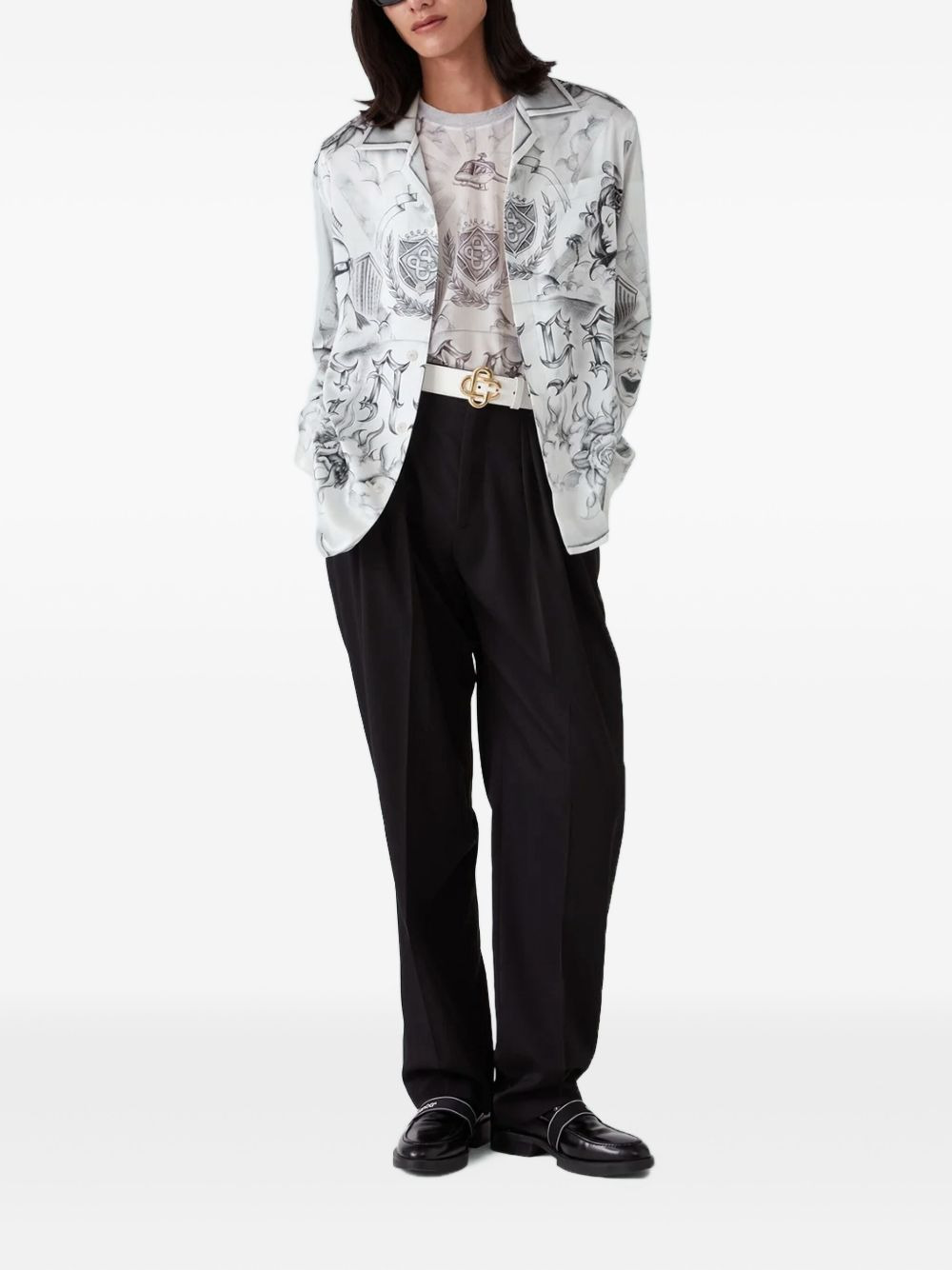 graphic-print shirt - 2