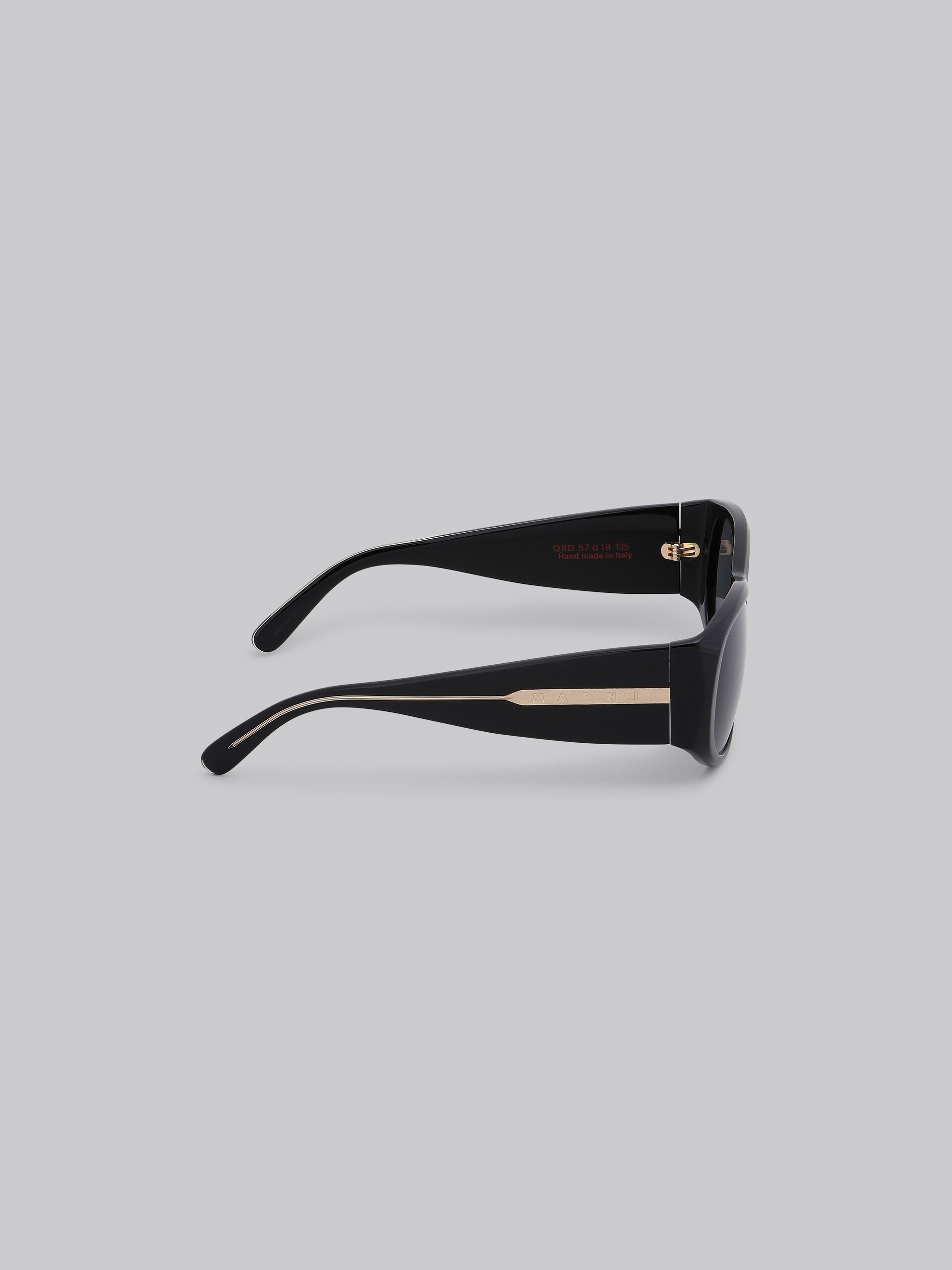 BLACK ORINOCO RIVER ACETATE SUNGLASSES - 4