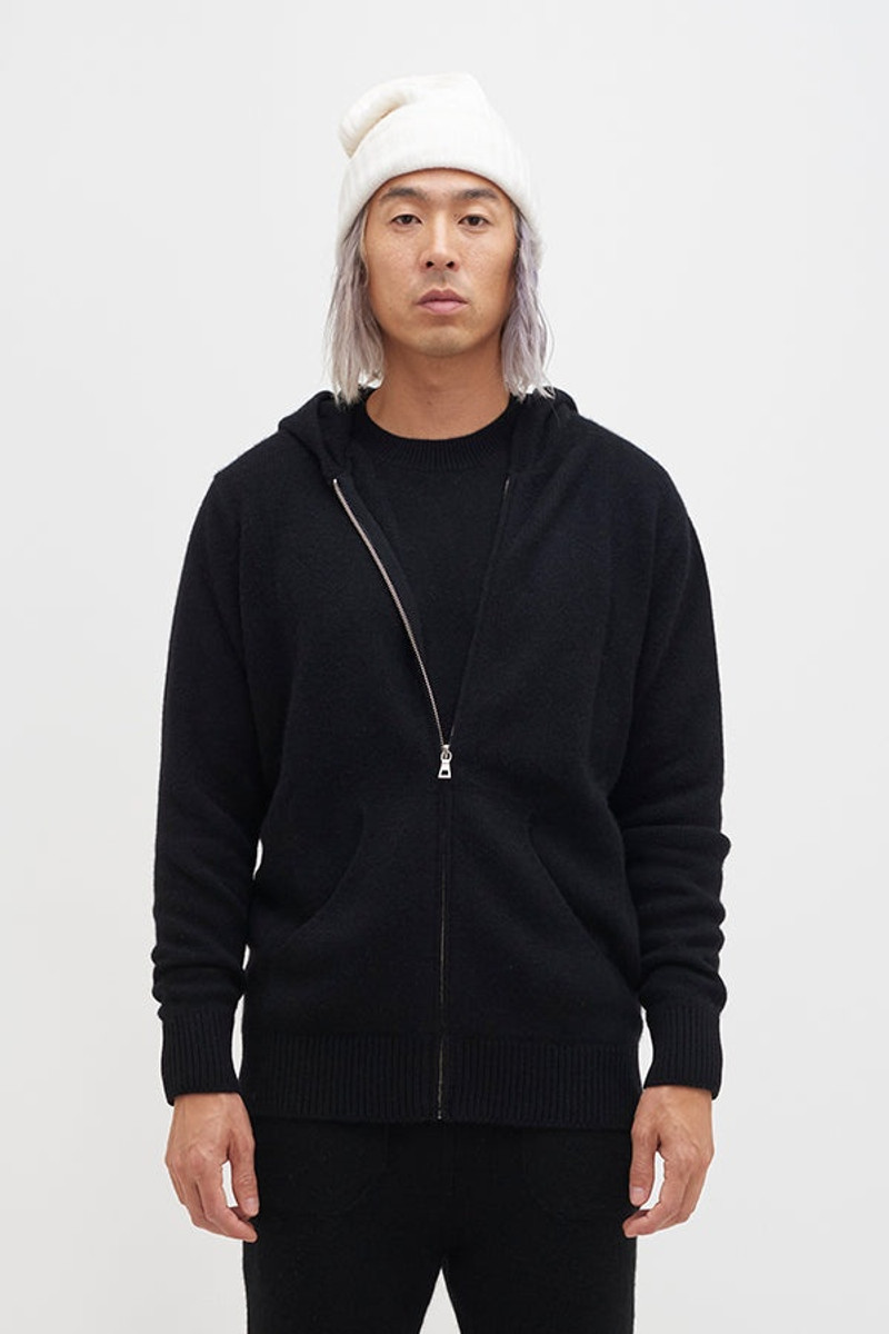 The Elder Statesman HEAVY ZIP HOODIE outlook