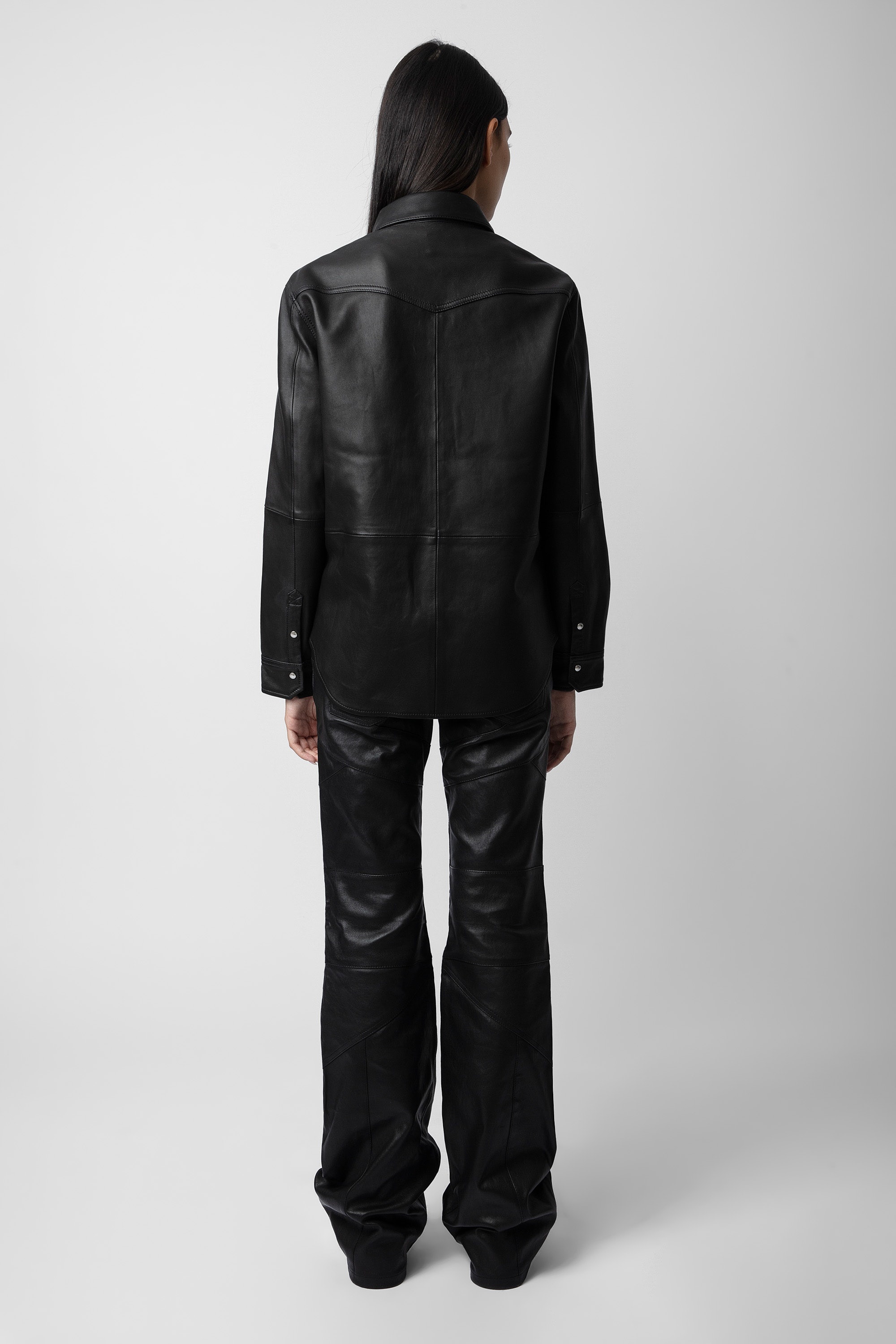 Thelma Leather Shirt - 5