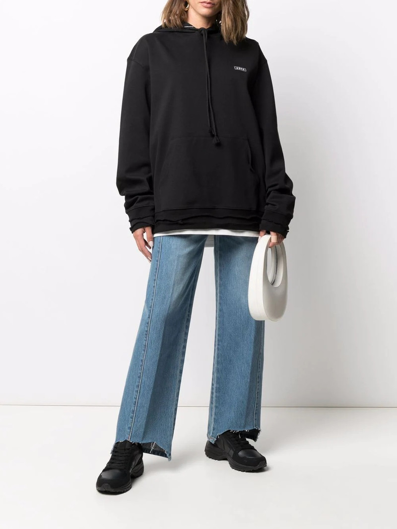 ADER error logo-patch drawstring hoodie outlook