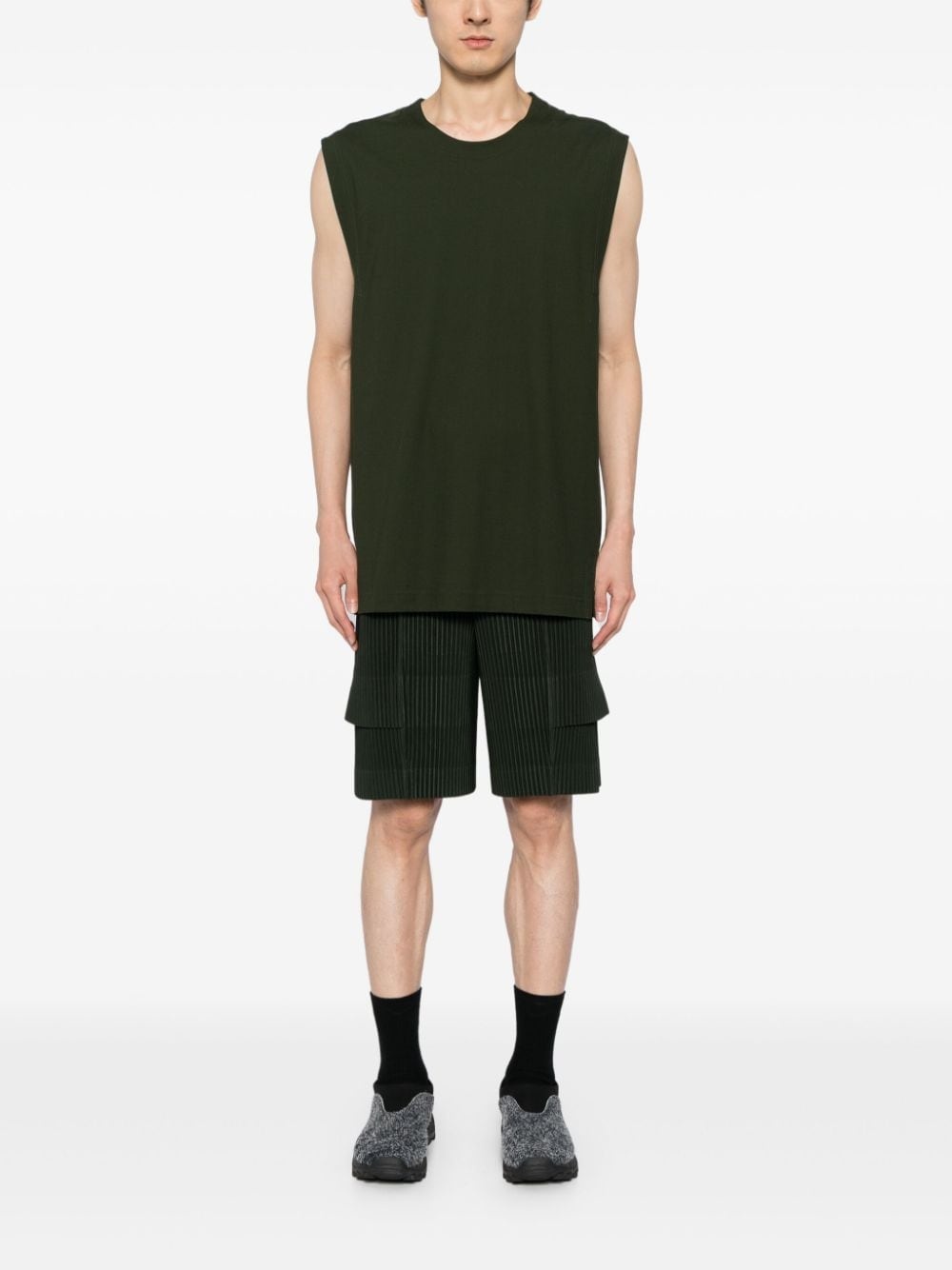 Cargo pleated Shorts - 2