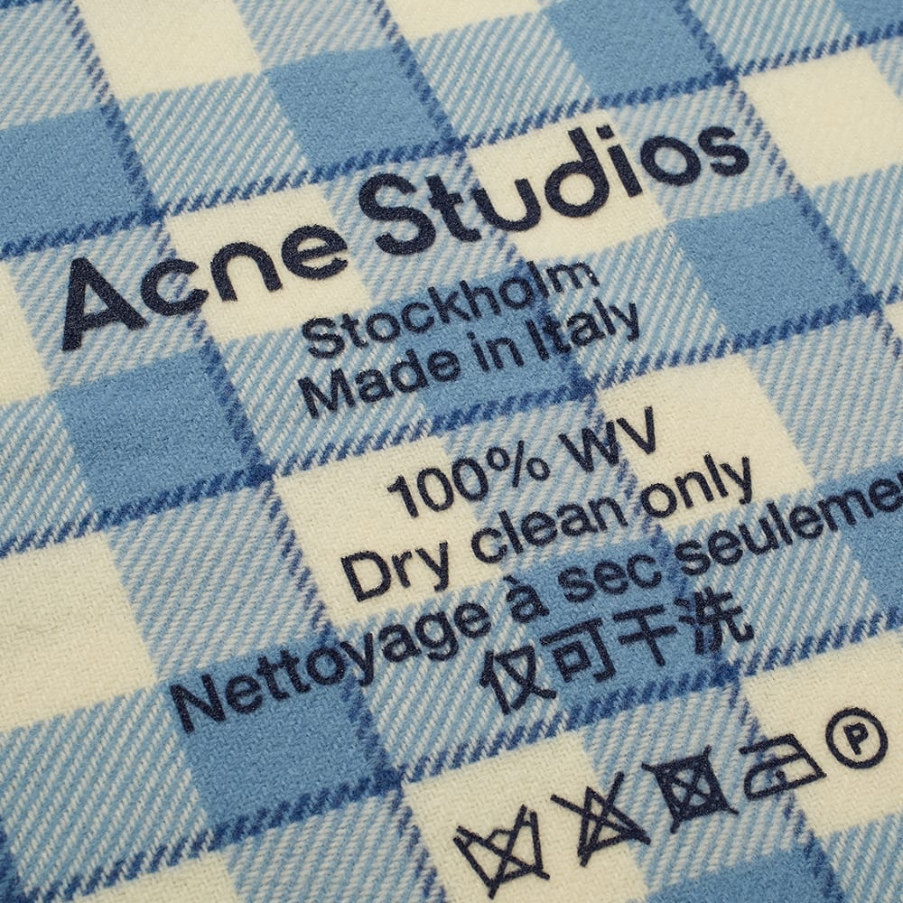 Acne Studios Cassiar Check Narrow New Scarf - 2